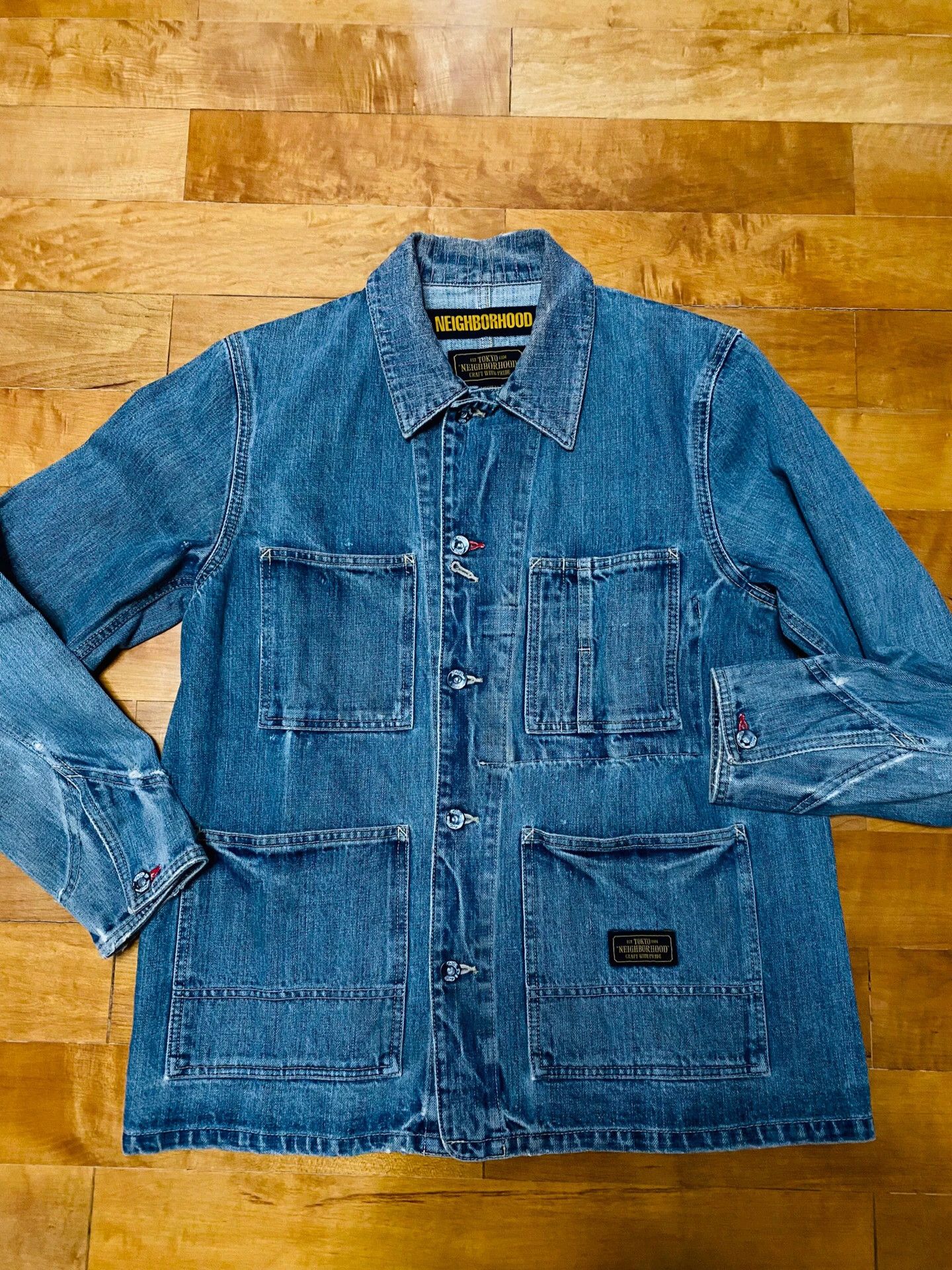 Neighborhood NEIGHBORHOOD SAVAGE Denim Jacket Size US M / EU 48-50 / 2 - 1 Thumbnail