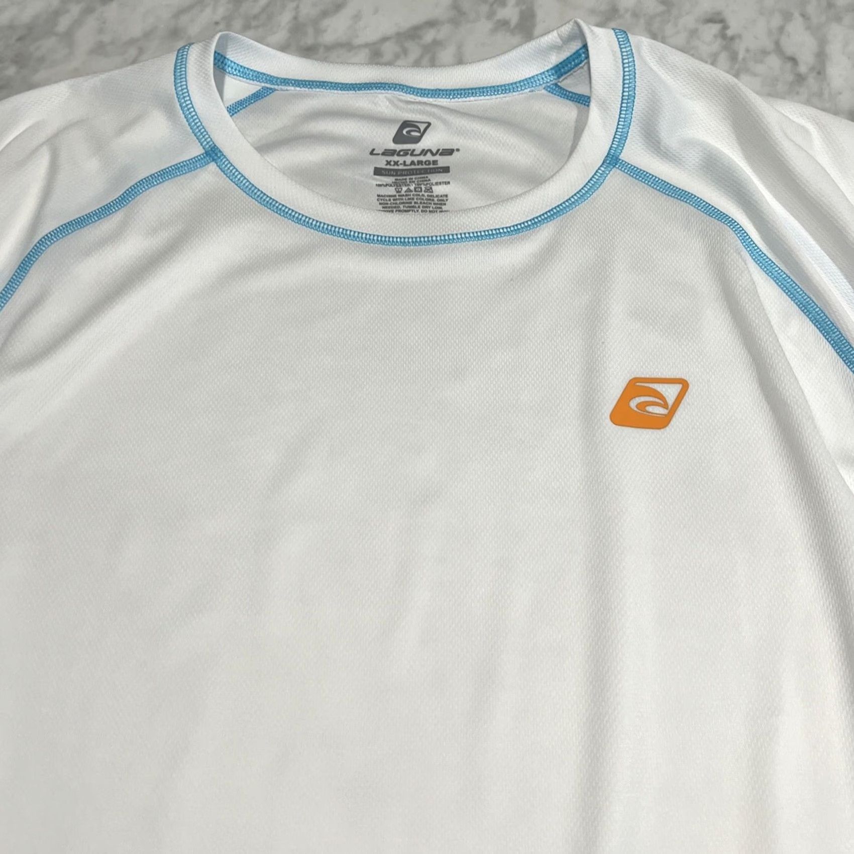 Vintage Laguna Sun Protection Shirt Men’s 2XL Long Sleeve Quick Dry NWT Beach White Polyester Pullover Casual Activewear Mens Size US XXL / EU 58 / 5 - 3 Thumbnail
