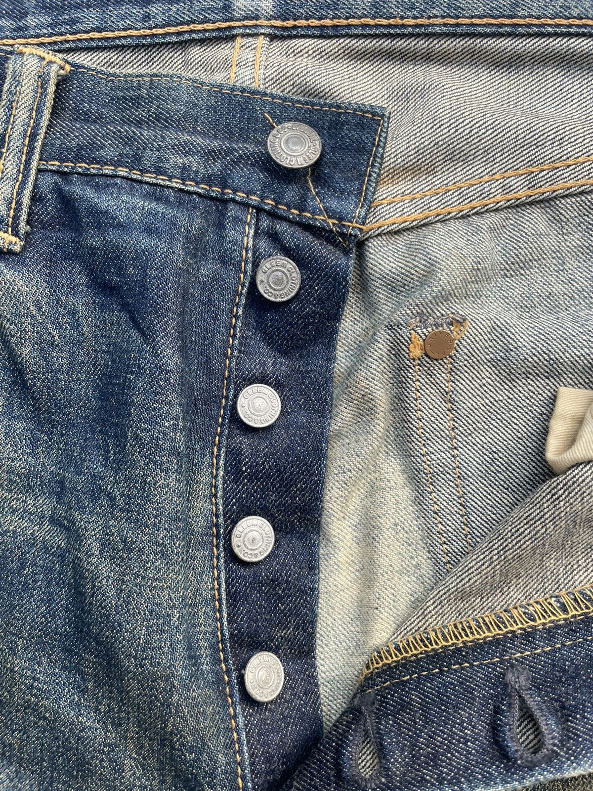 Japanese Brand × Vintage Vintage Gleem Selvedge Distresed Denim Size US 34 / EU 50 - 20 Thumbnail