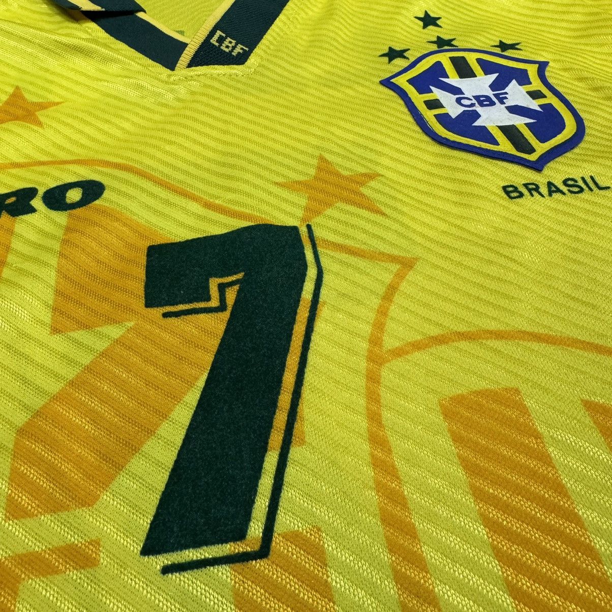 Umbro Brazil 94/96 home shirt #7 Bebeto Size US L / EU 52-54 / 3 - 4 Thumbnail