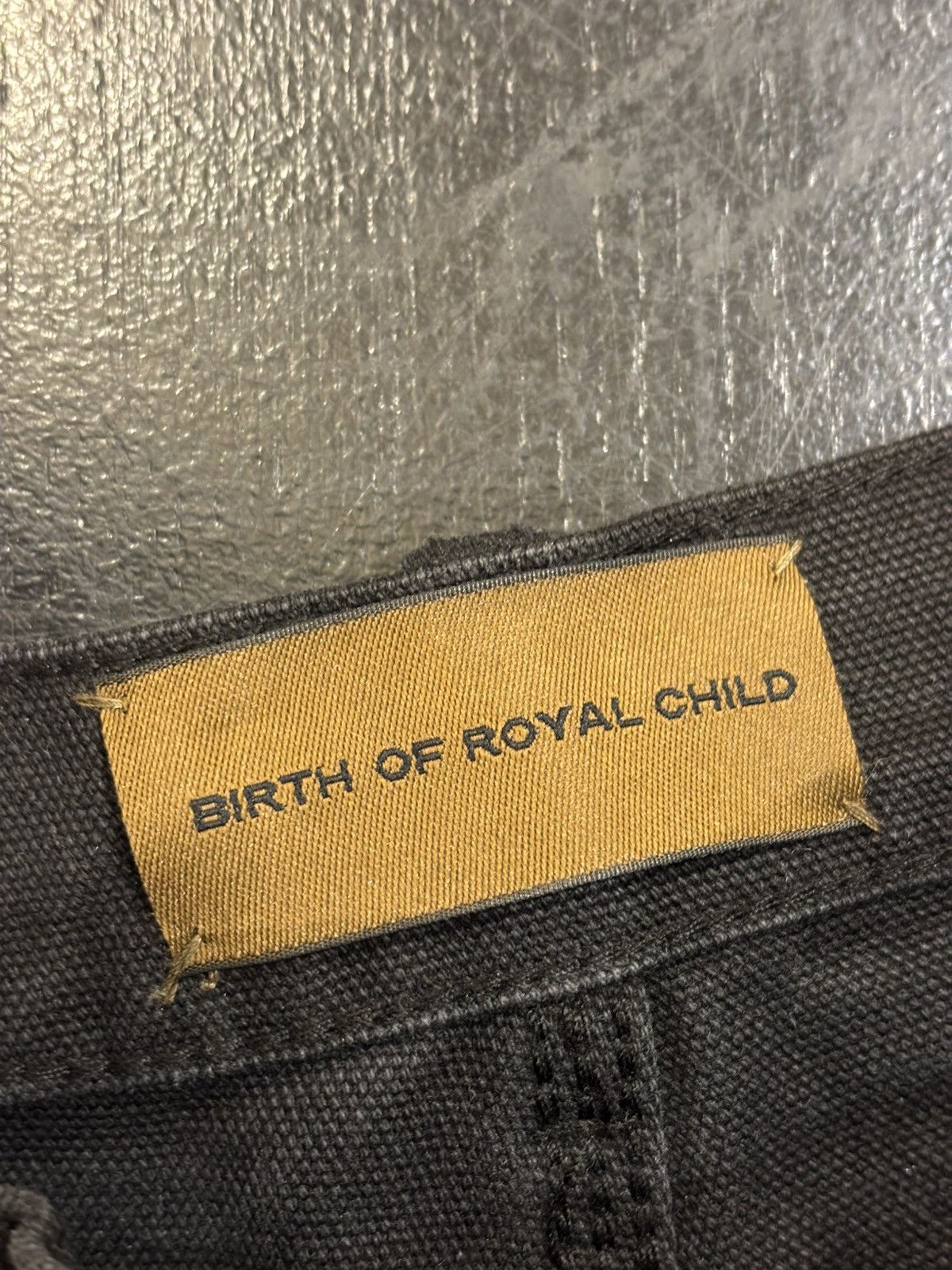Birth of Royal Child Birth Of A Royal Child Rhinestone Double Knee Canvas Shorts Size US 31 - 3 Thumbnail