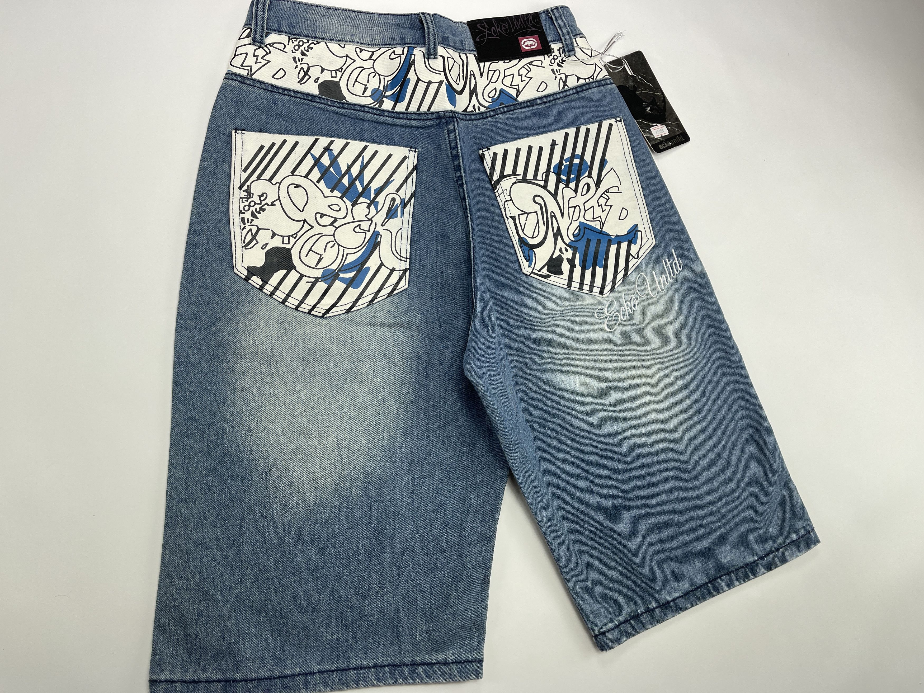 Ecko Unltd. Ecko Unltd shorts, vintage hip hop baggy jeans, 90s size 30 Size US 30 / EU 46 - 2 Thumbnail