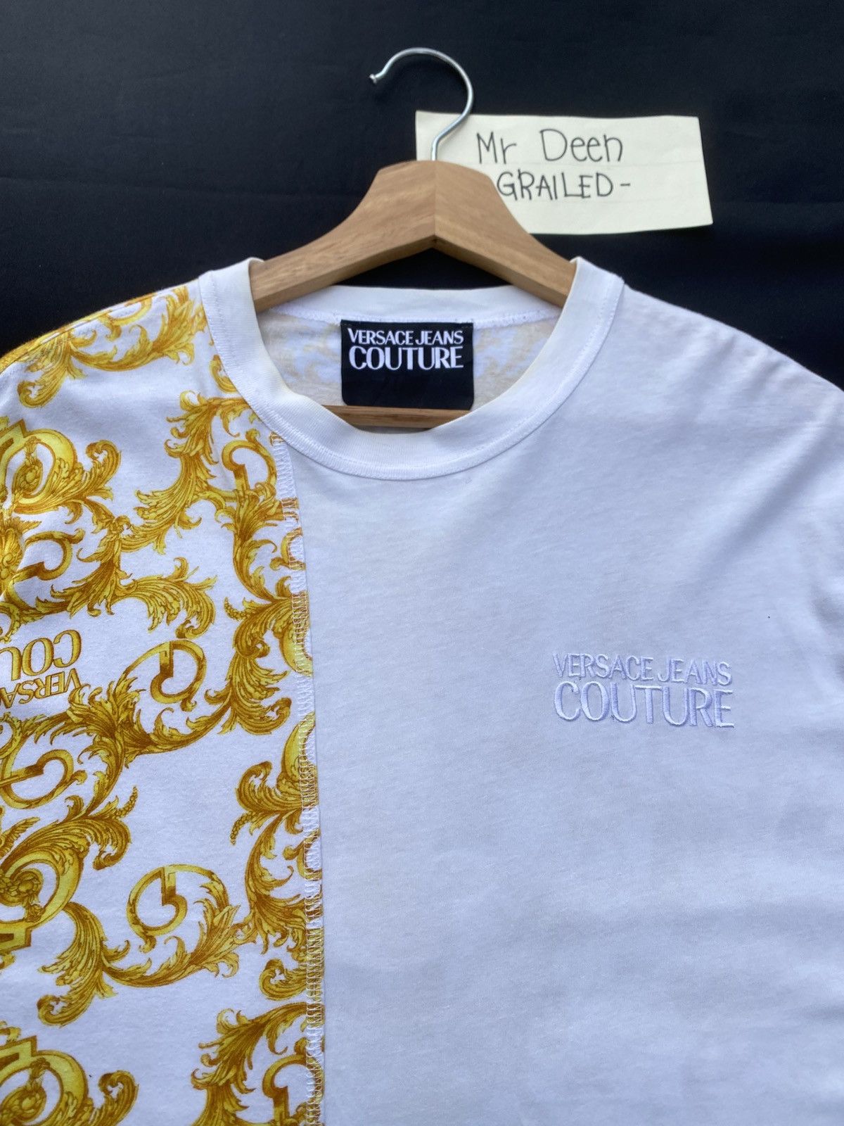 Versace Rare VERSACE Jeans Couture White Tshirt Size US M / EU 48-50 / 2 - 12 Thumbnail