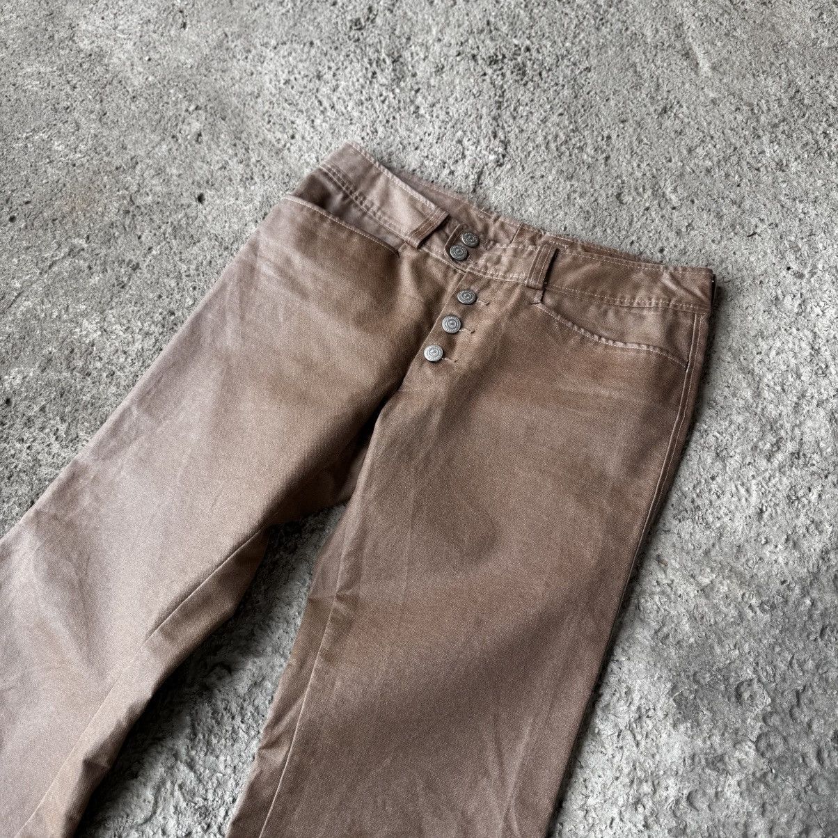 Tornado Mart Tornado Mart paper waxed flared pants Size US 32 / EU 48 - 2 Thumbnail