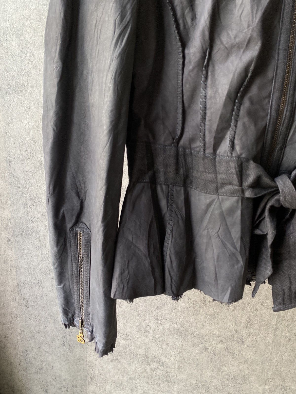 Japanese Brand Roberta Scarpa Pelle Leather Jacket Size S / US 4 / IT 40 - 4 Thumbnail