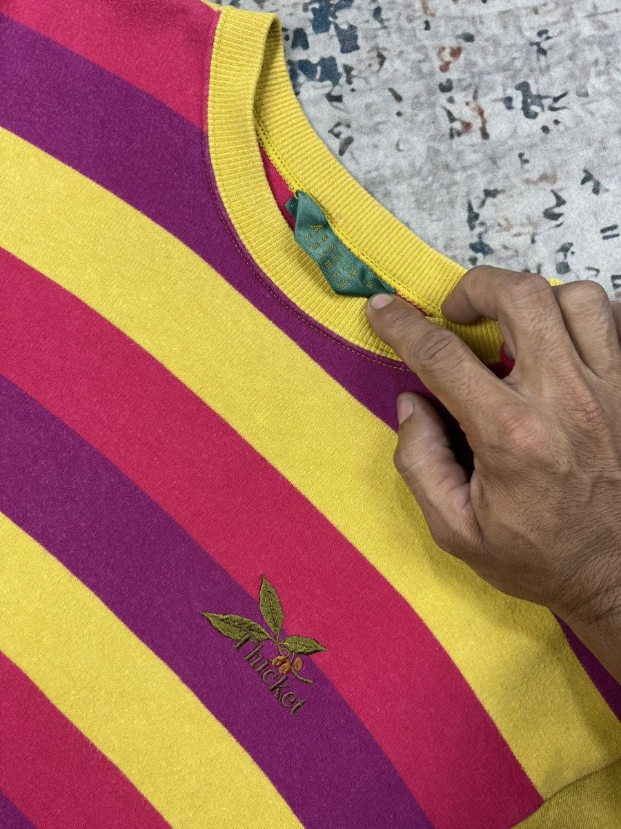 Palmes Vtg Arnold Palmer Thicket Striped Long Sleeve Ringer Size S / US 4 / IT 40 - 10 Thumbnail