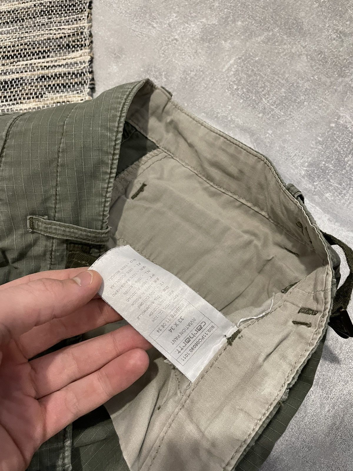 90s USA WORKWEAR DOUBLE KNEE PANT AVIATION CARGO MULTIPOCKET