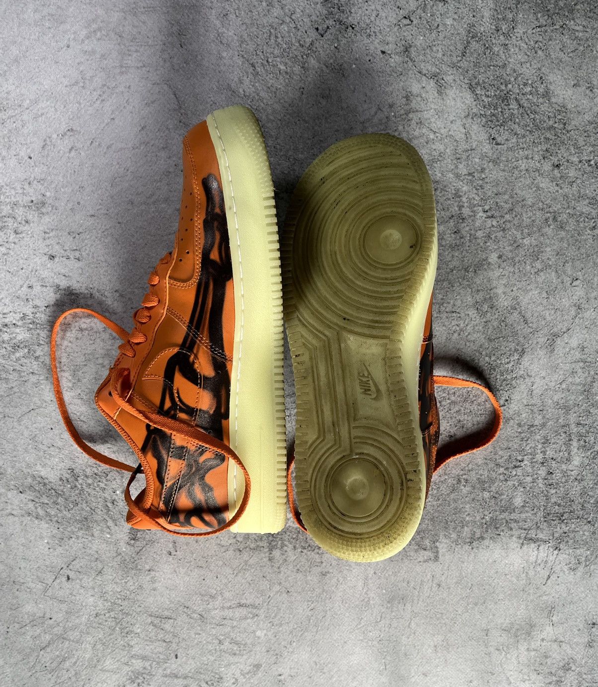 Nike Nike Air Force 1 Skeleton Orange — Rare Halloween Drop Size US 8 / EU 41 - 5 Thumbnail