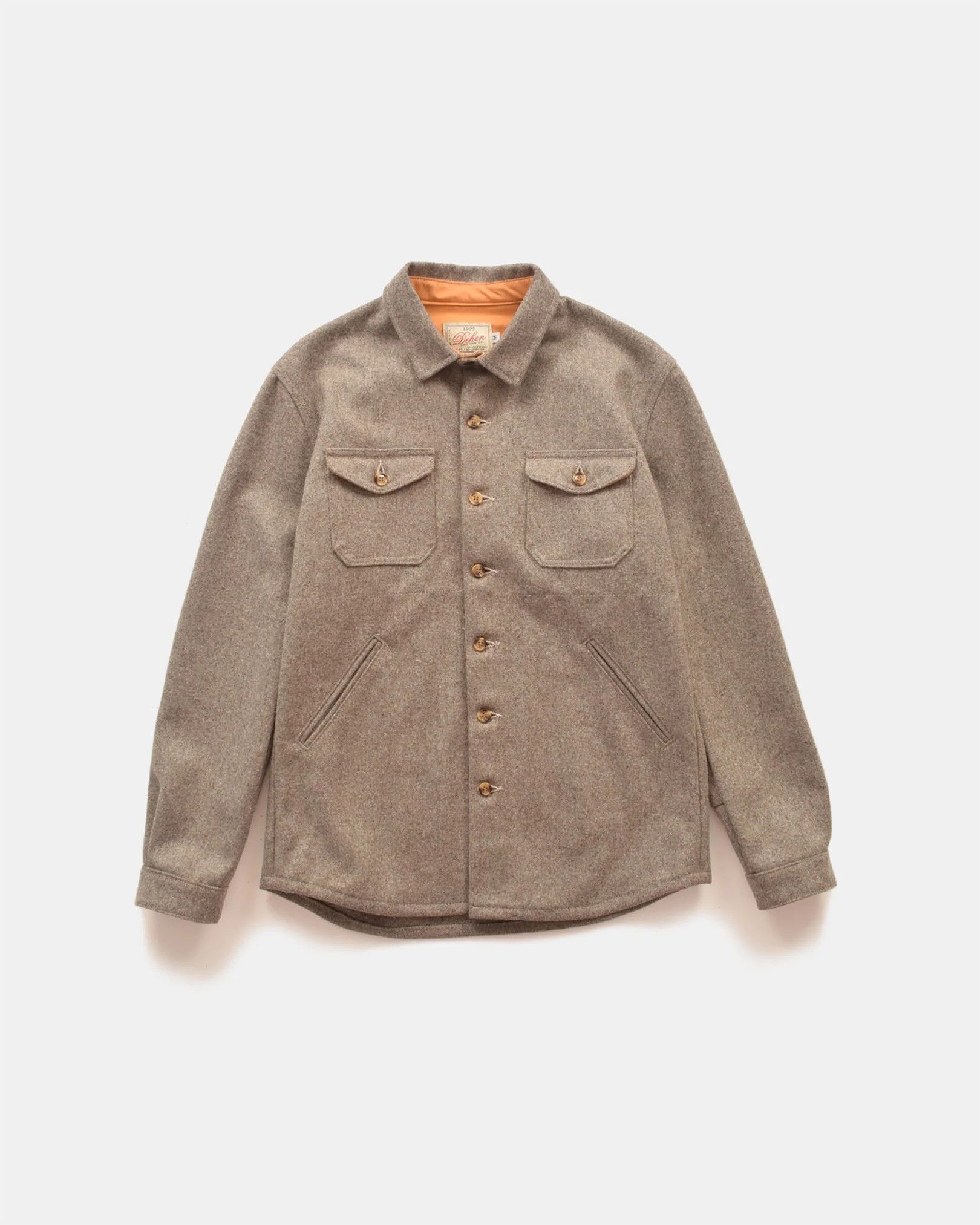 Dehen 1920 Dehen Crissman Overshirt - Oatmeal Size US S / EU 44-46 / 1 - 1 Thumbnail