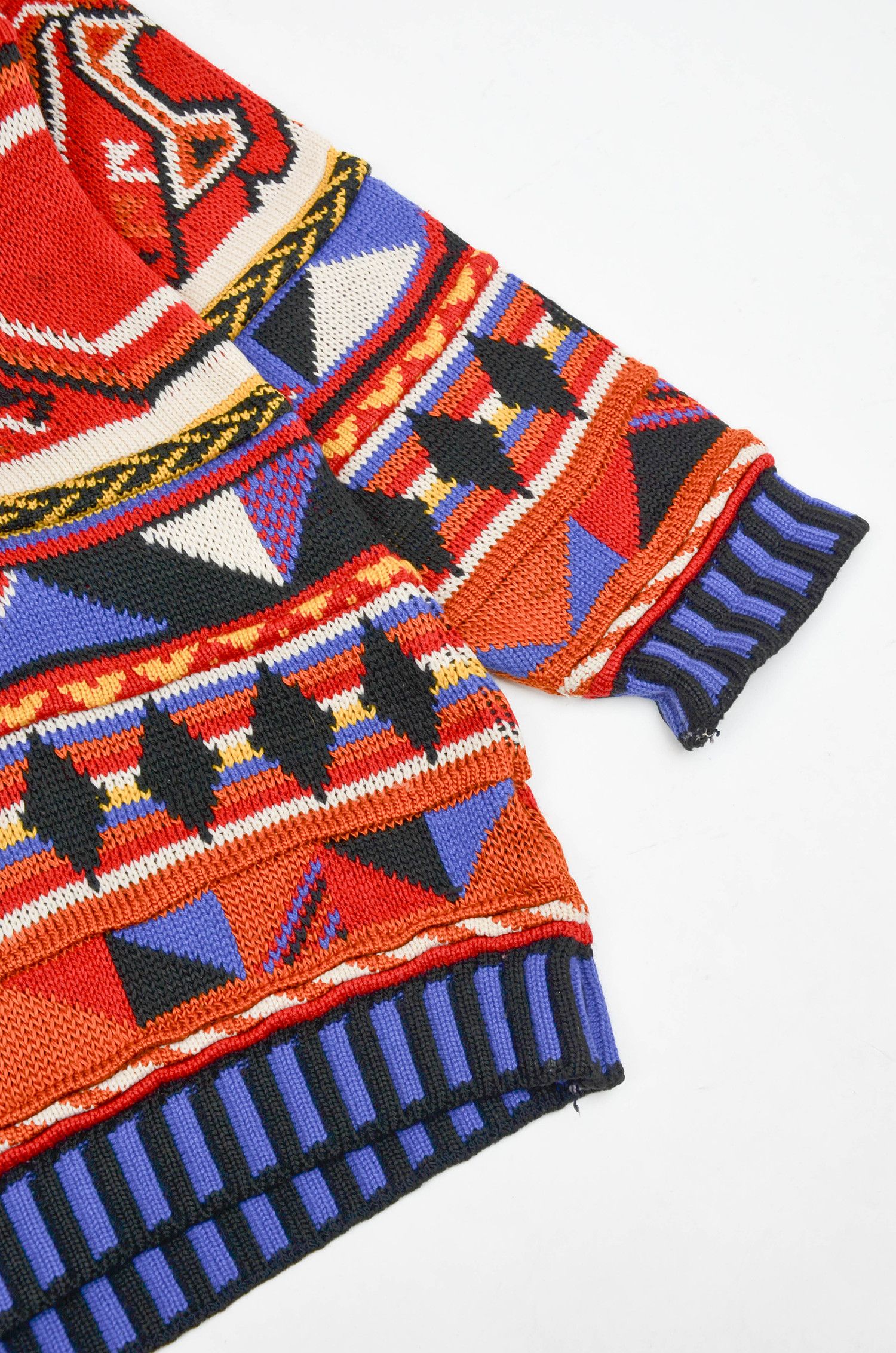 Vintage Choice Aztec Tribal Knit Sweater Made in England - Size M Size US M / EU 48-50 / 2 - 4 Thumbnail