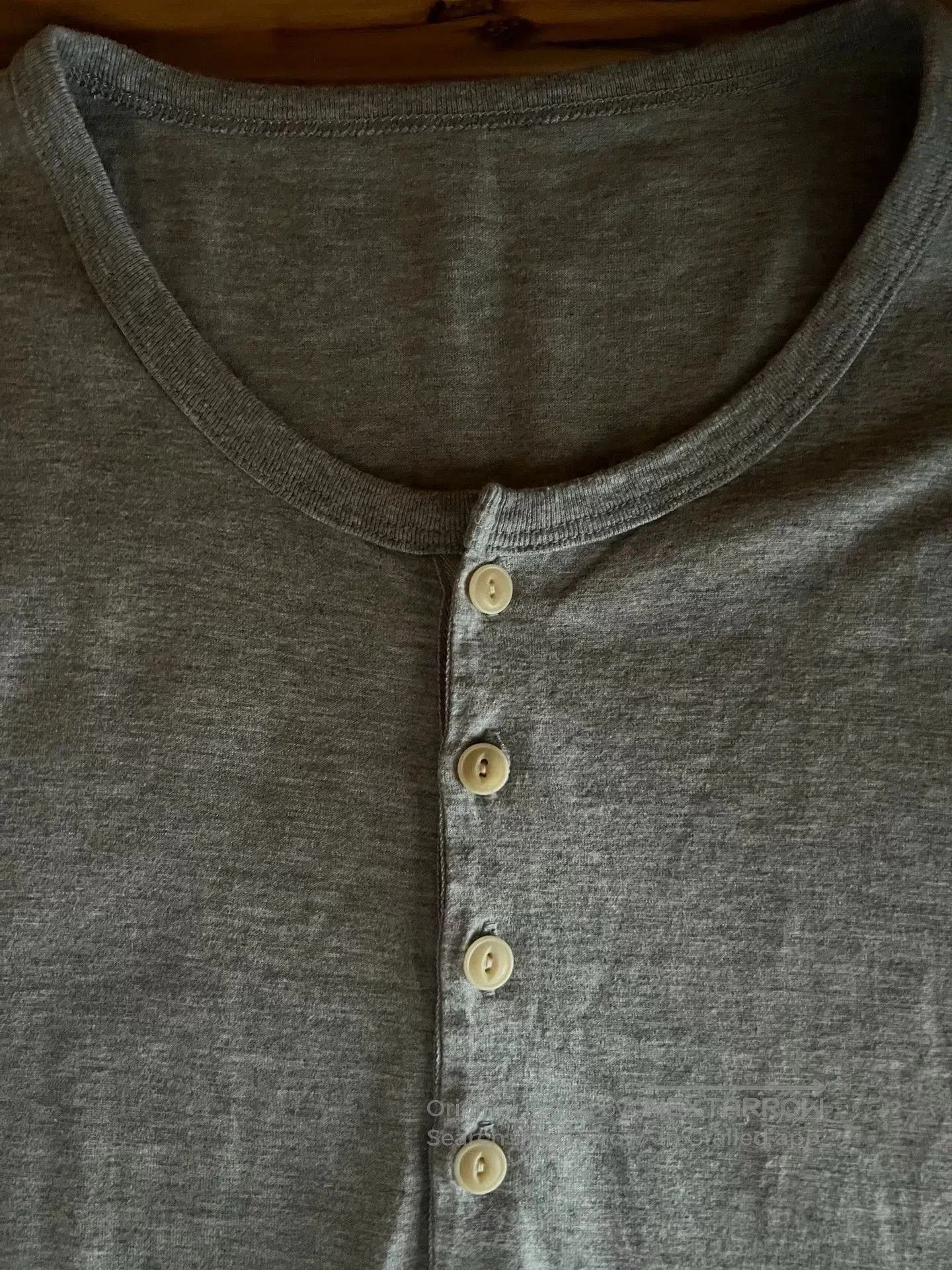 Visvim gray vintage henley short sleeve t. Size US M / EU 48-50 / 2 - 9 Thumbnail