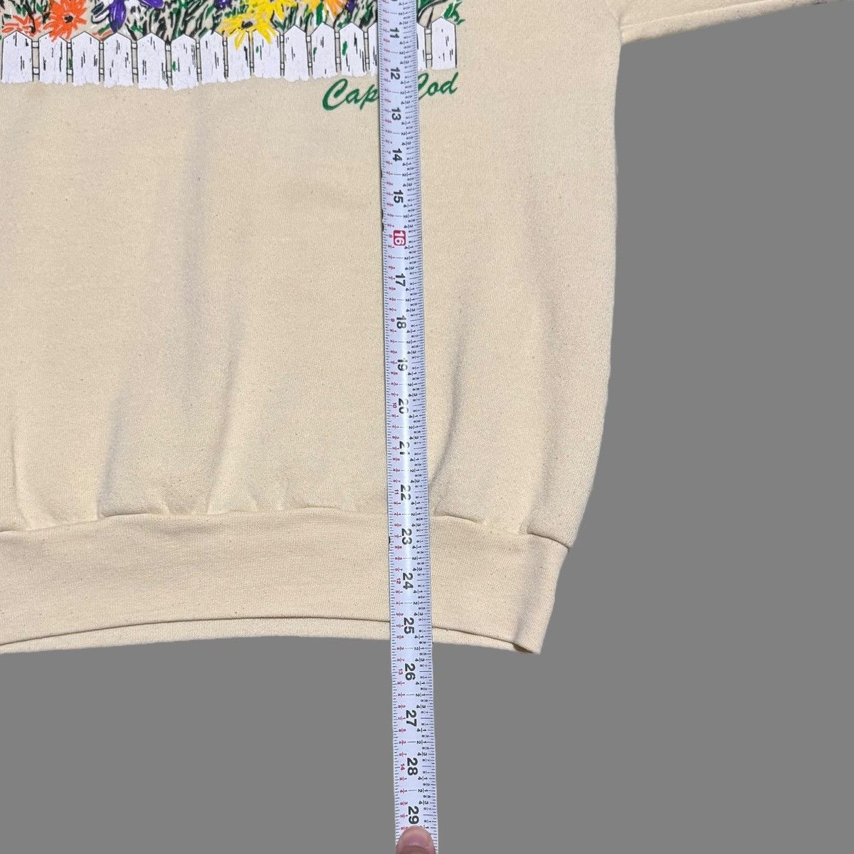 Lee 90s Cape Cod Fence Flowers Stained Sweatshirt Women's S Size S / US 4 / IT 40 - 8 Thumbnail
