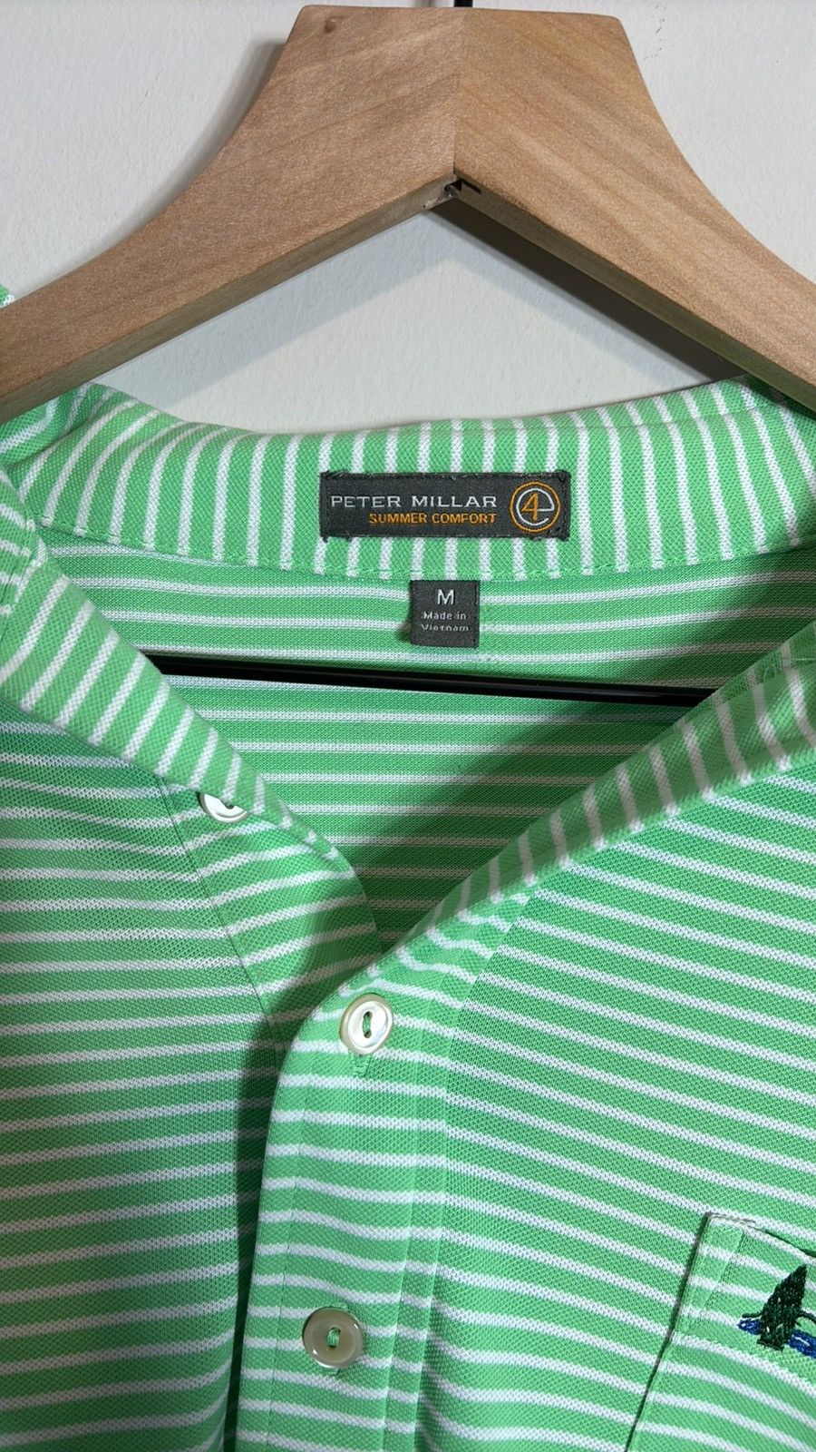 Peter Millar Peter Millar Summer Comfort Polo Shirt Size US M / EU 48-50 / 2 - 2 Thumbnail