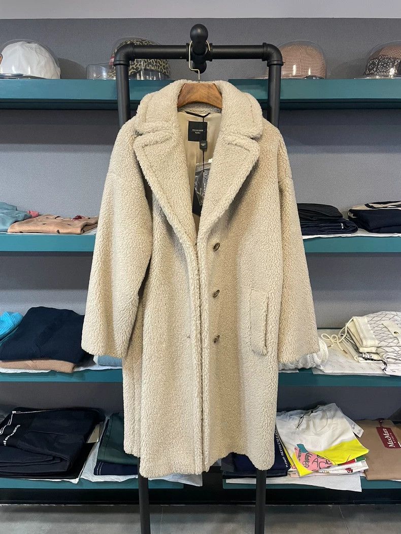Max Mara Weekend SALMONE Little Teddy Coat Jacket