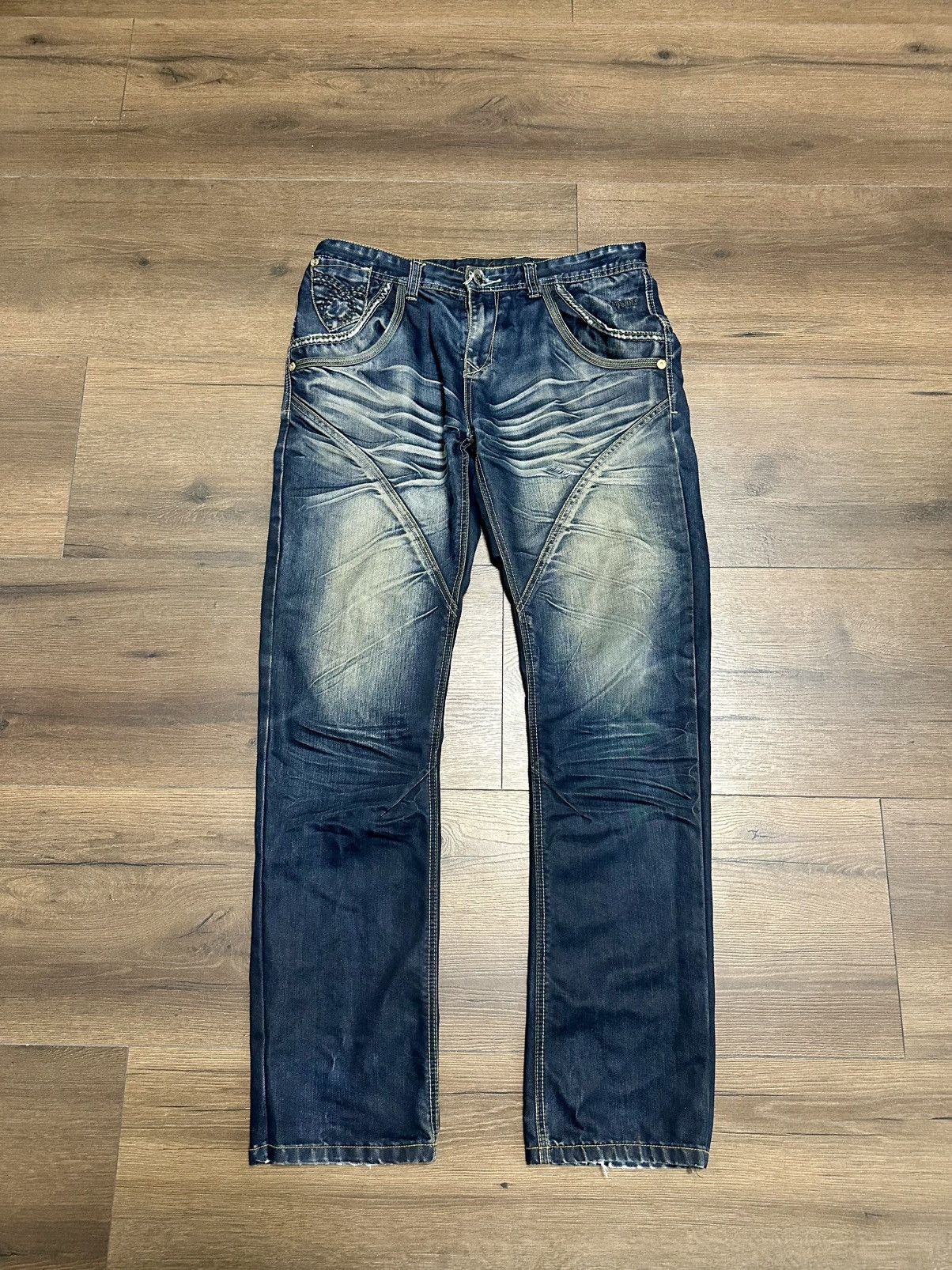 Hysteric Glamour Vintage If Six Was Nine Style Distressed Y2K Jeans Japan Size US 34 / EU 50 - 1 Thumbnail
