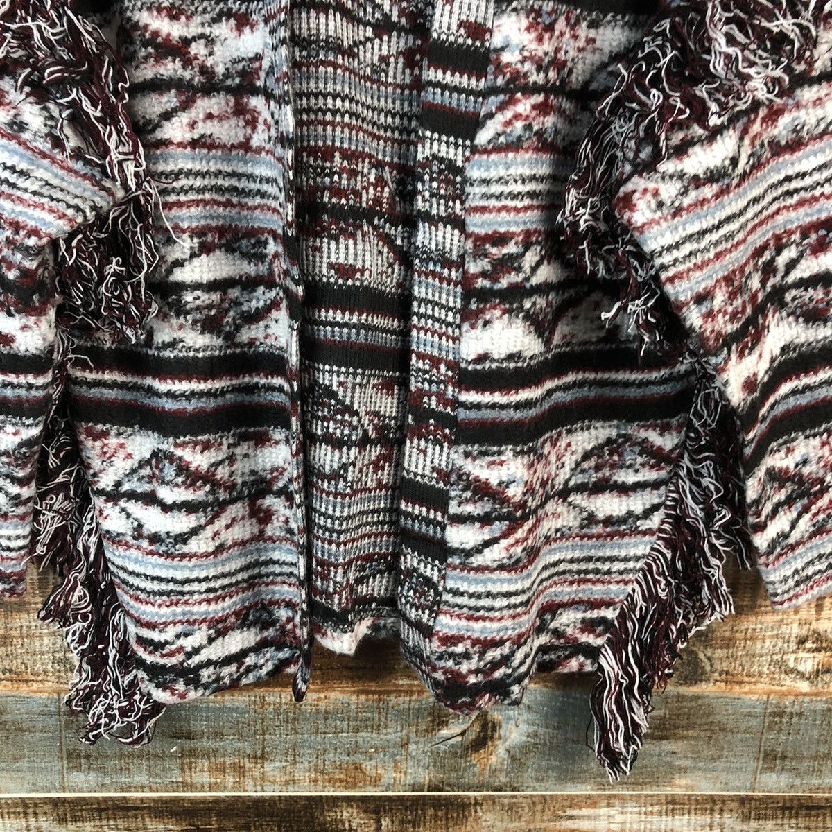 Japanese Brand Japan vintage fur shaggy navajo Cardigan Knitwear #2494 Size US M / EU 48-50 / 2 - 6 Thumbnail