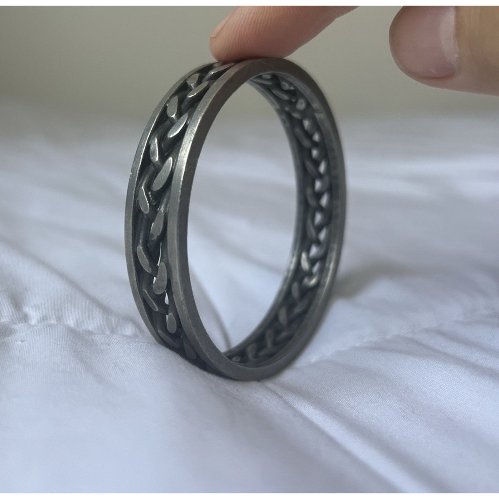 Other Vintage Jorgen Georg Jensen Pewter #211 Bracelet 7.5in 44g Size ONE SIZE - 4 Thumbnail