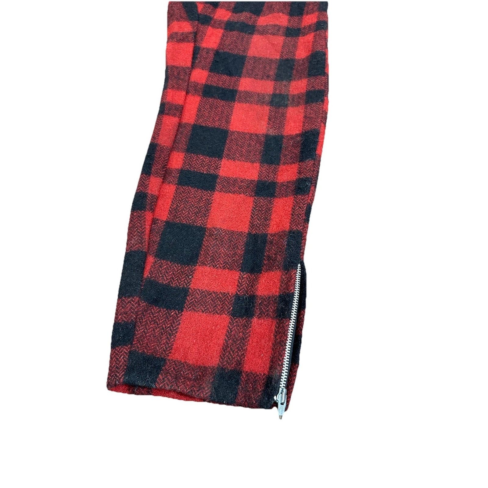 Vintage Vintage Thermo King Wool Plaid Pants Red Black Warm Winter L Size US 36 / EU 52 - 2 Thumbnail