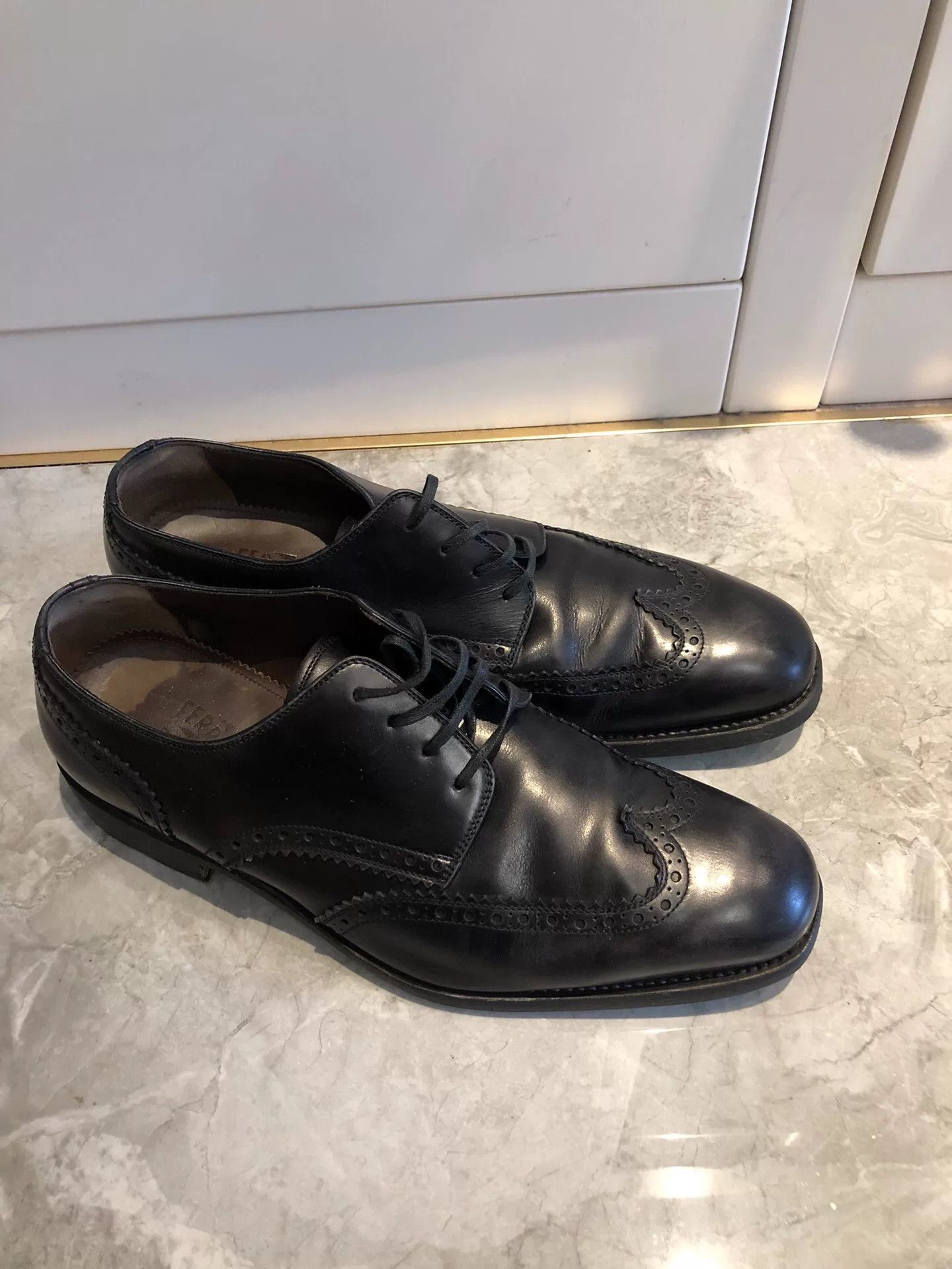 Salvatore Ferragamo Men's Custom Leather Shoes