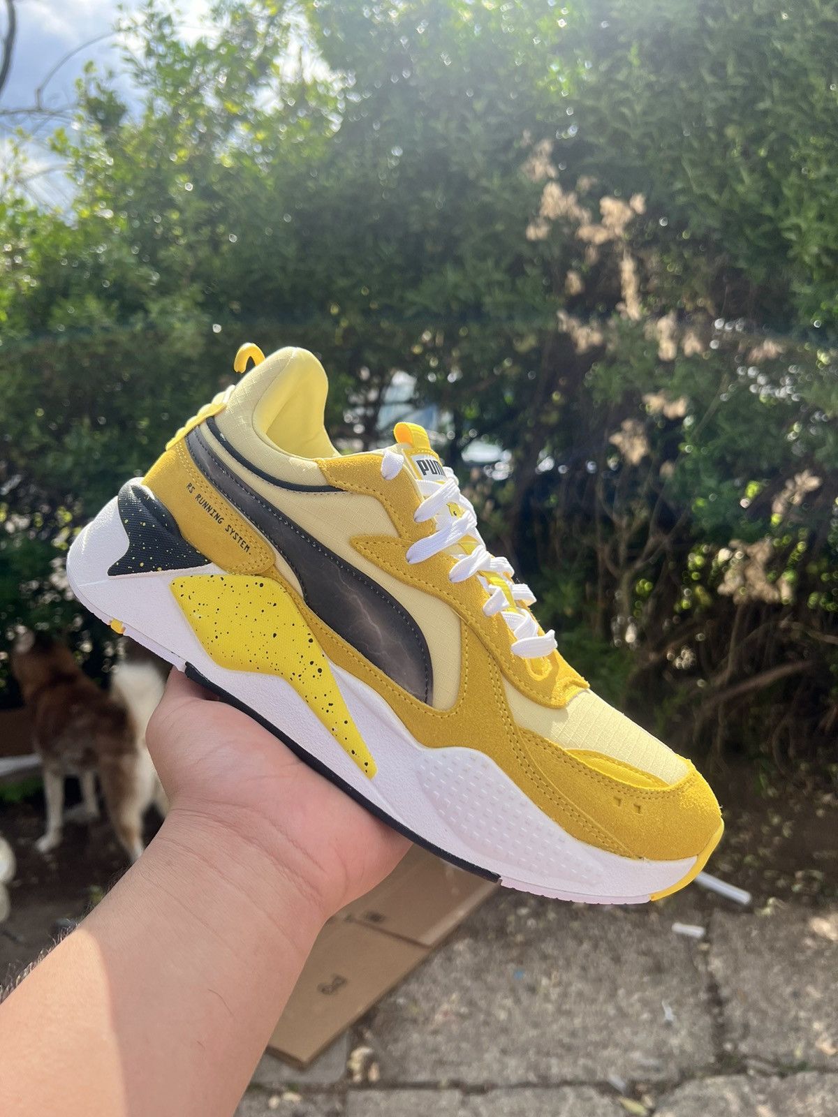 image of Pokemon x Puma Rs-X X Pokémon “Pikachu” Shoes in Yellow, Men's (Size 10)