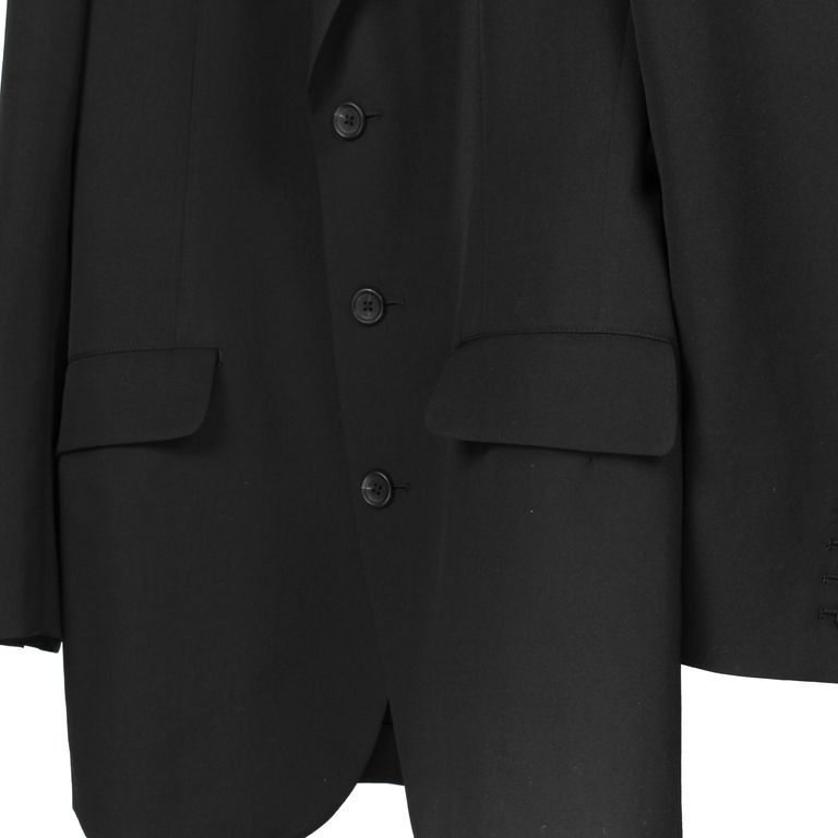 Yohji Yamamoto Yohji Yamamoto Pour Homme HOOK COLLAR 5 SINGLE JACKET BLAZER Size US M / EU 48-50 / 2 - 10 Thumbnail