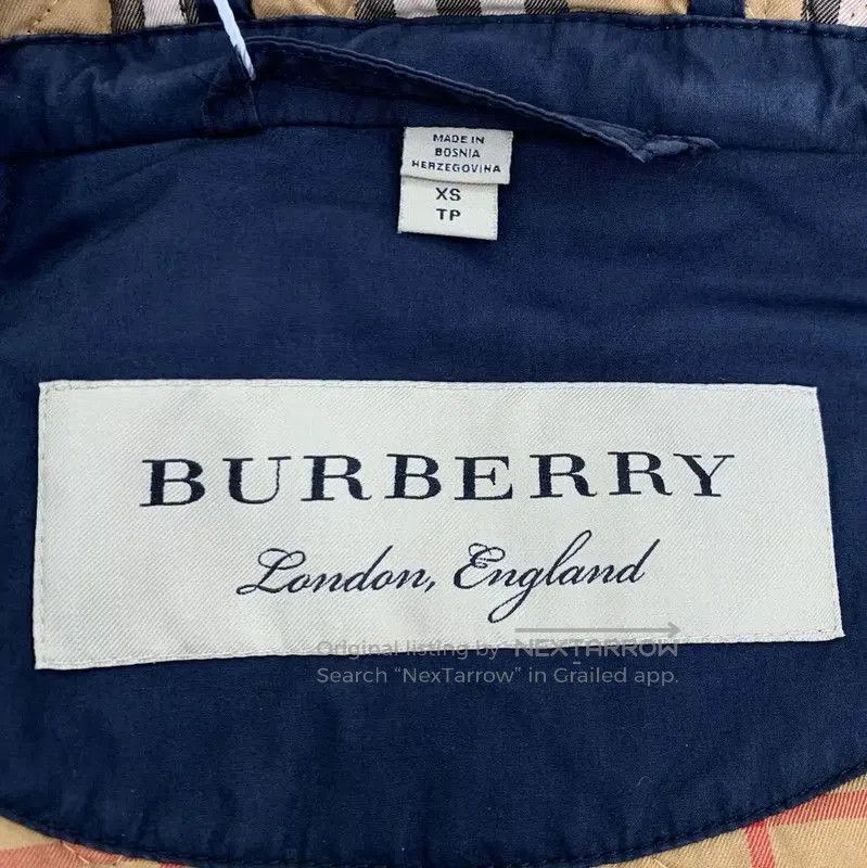 Burberry Burberry Quilted Cotton Jacket in Dark Blue. Size XS / US 0-2 / IT 36-38 - 5 Thumbnail
