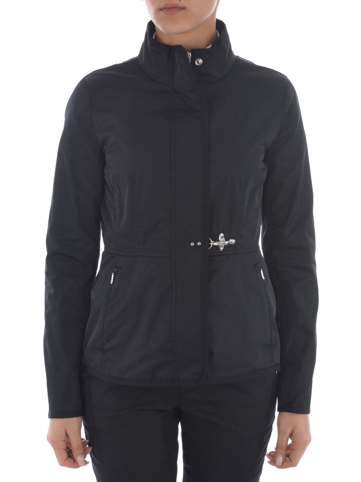 Fay Luxury Women’s Jacket Lampo Fay Full Zip Black RRP - 600$ Size M / US 6-8 / IT 42-44 - 5 Thumbnail