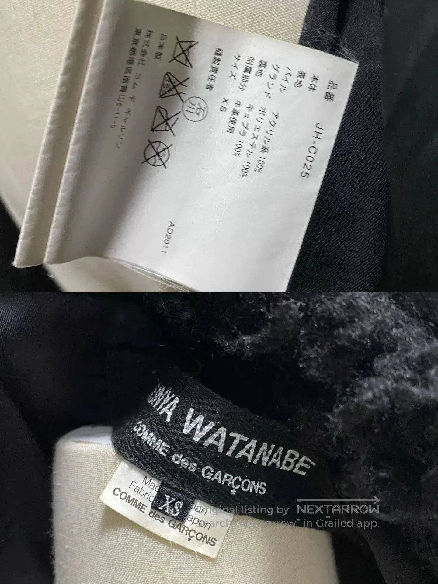 Junya Watanabe junya watanabe black outerwear coat xs size. Size US XS / EU 42 / 0 - 8 Thumbnail