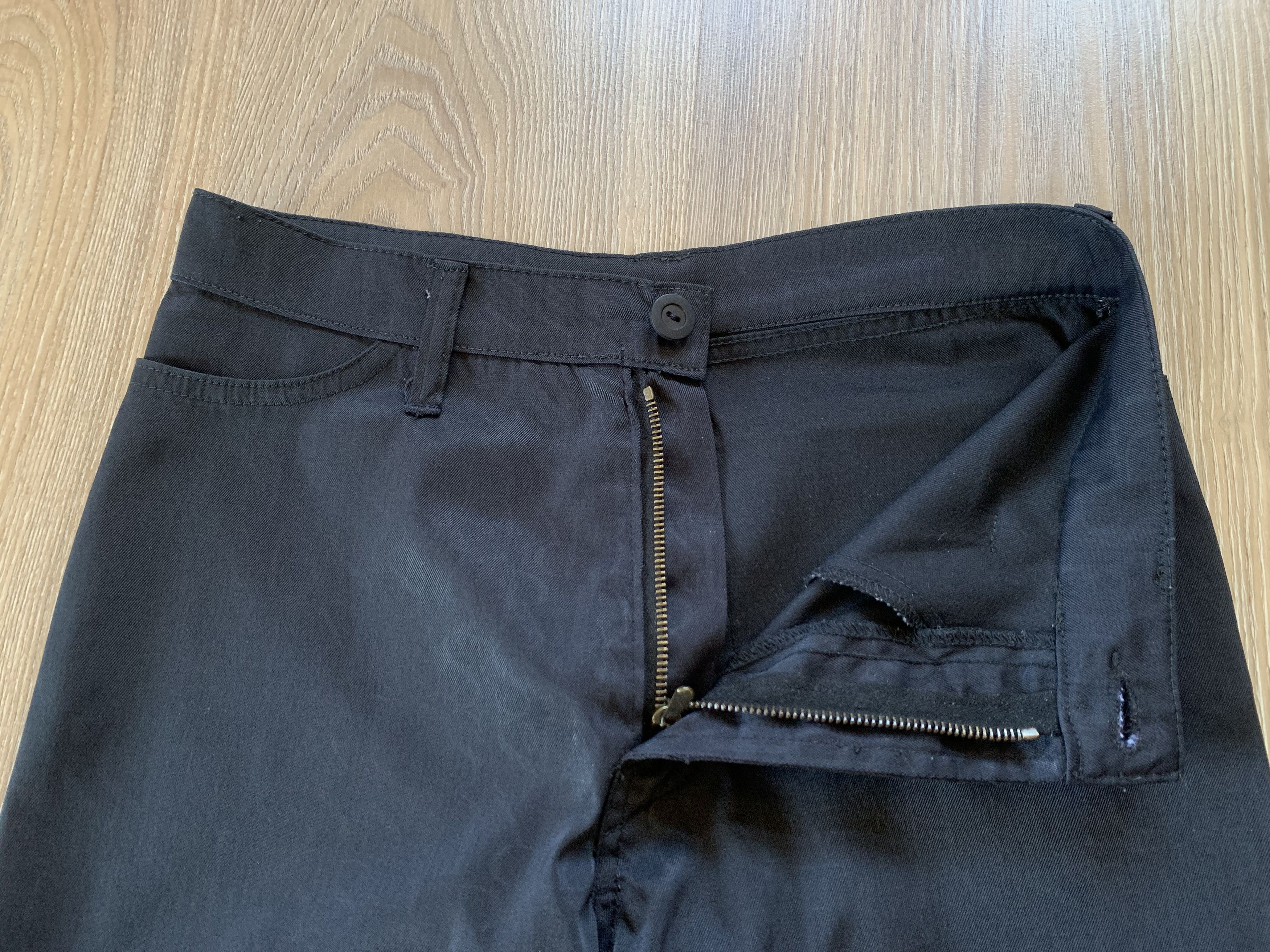 Trussardi Trussardi Womens Vintage Navy Blue Monogram Pants Size 26" / US 2 / IT 38 - 6 Thumbnail