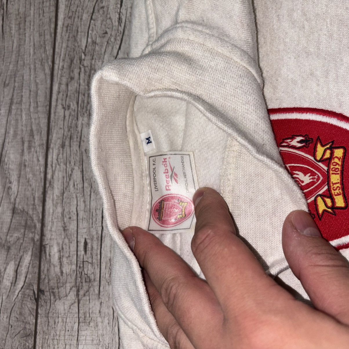Reebok Liverpool 1996 - 1997 vintage football jumper Reebok Size US M / EU 48-50 / 2 - 9 Thumbnail