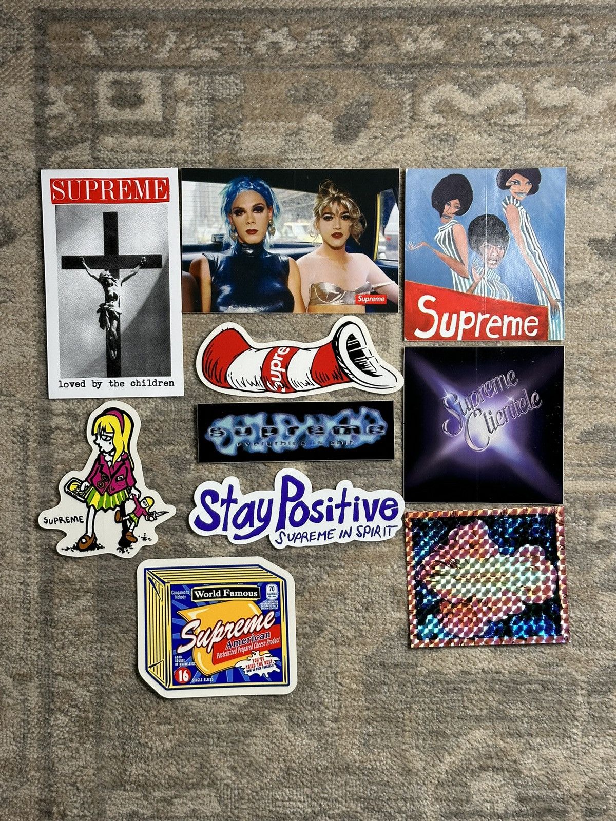 Supreme 10x Supreme Stickers Lot Size ONE SIZE - 1 Thumbnail