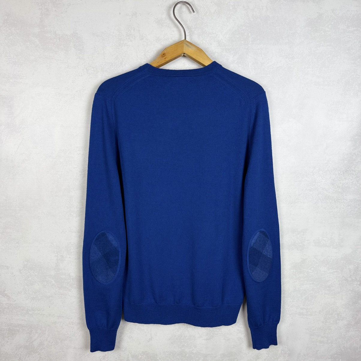 Burberry Burberry Brit Elbow Patches Merino Wool Jumper Sweater M Size US M / EU 48-50 / 2 - 3 Thumbnail