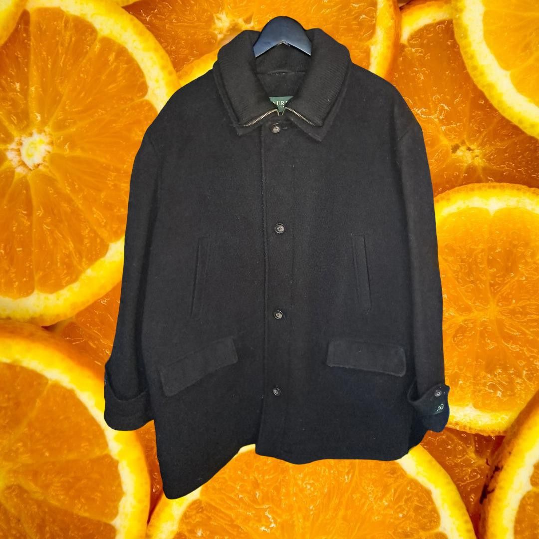 Lauren Ralph Lauren Lauren Ralph Lauren Wool Blend Overcoat with Button and Zipp Size US XL / EU 56 / 4 - 1 Thumbnail