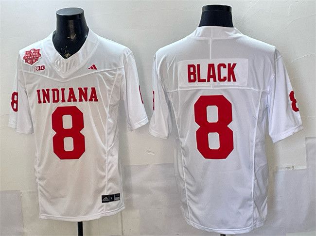 Other Men's Indiana Hoosiers #8 Kaelon Black White Jersey Size US L / EU 52-54 / 3 - 1 Thumbnail