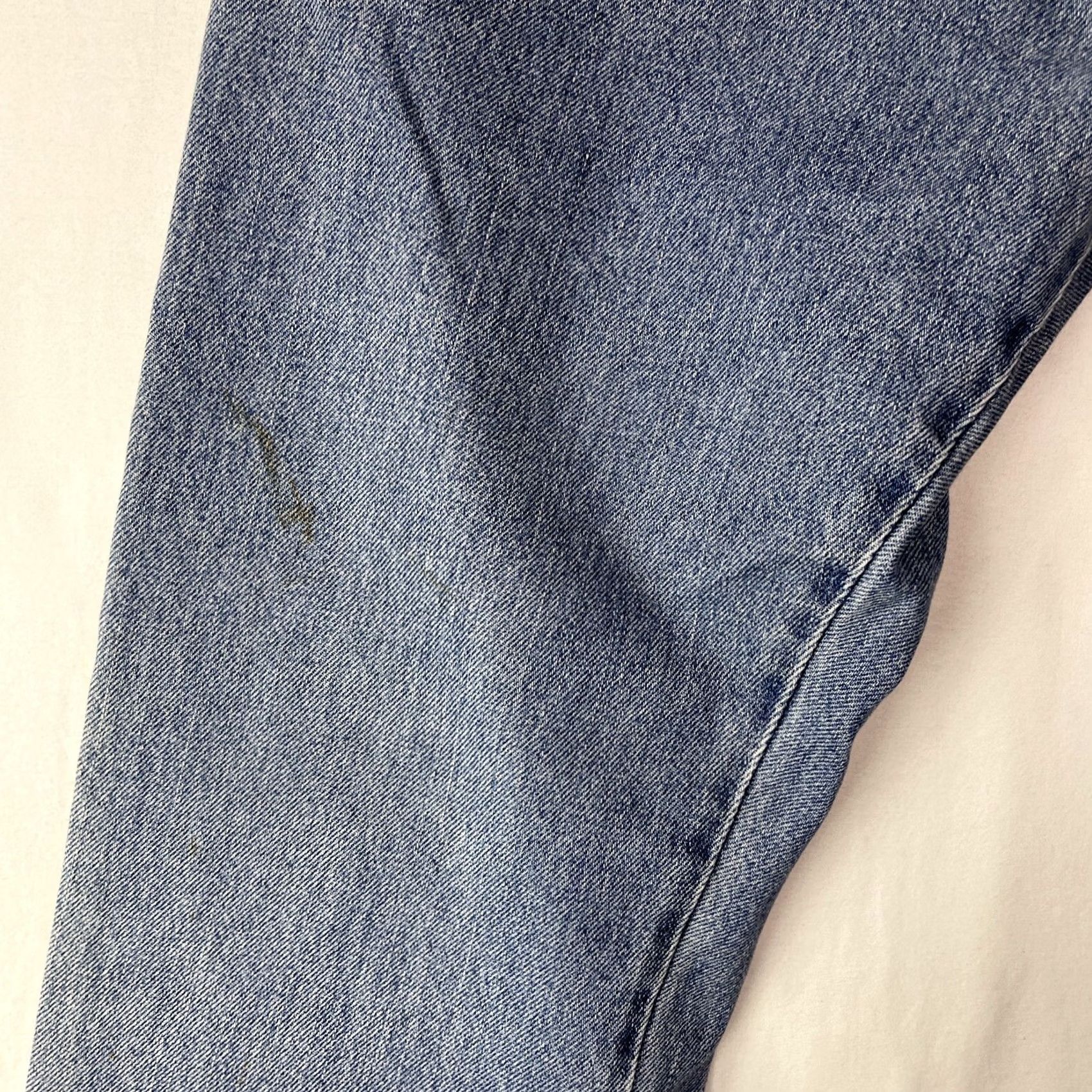 Levi's Levi's 517 Jeans Mens 38x34 Blue Bootcut Denim Pants Leather? (Oops) Size US 38 / EU 54 - 3 Thumbnail