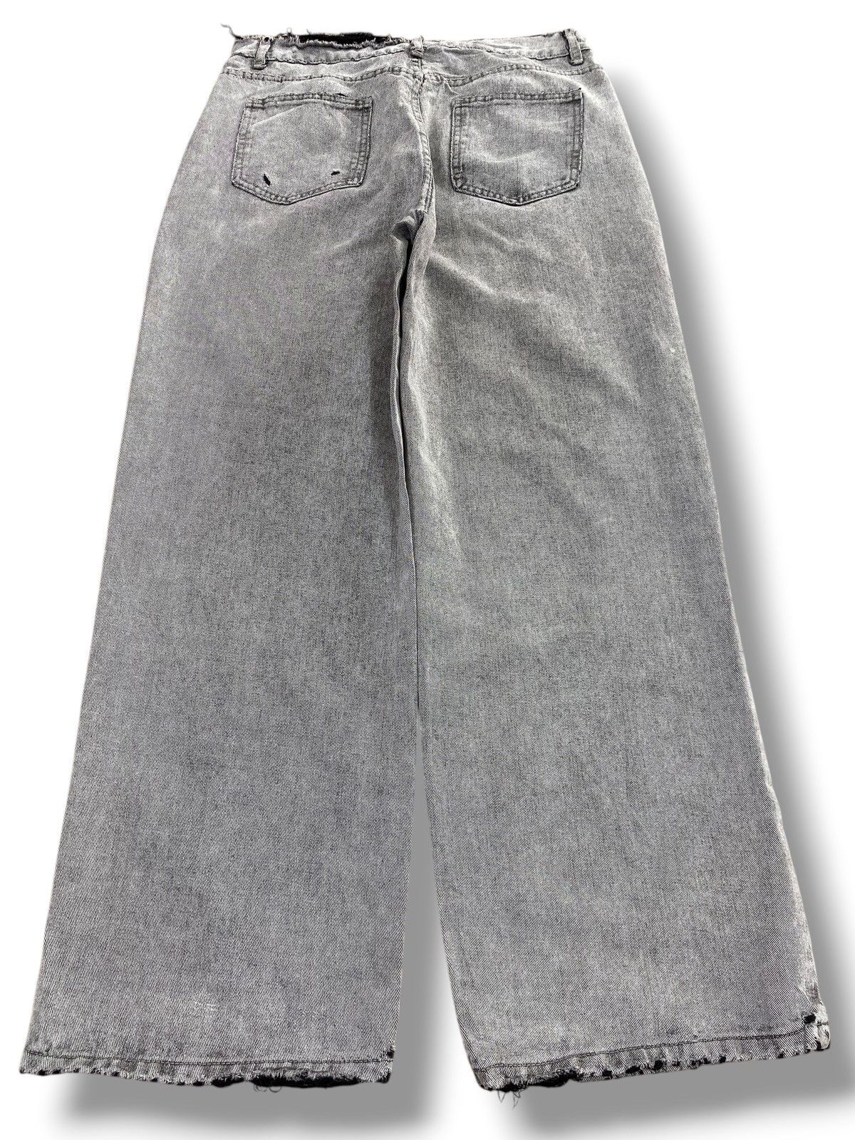 Japanese Brand Japanese Brand Acid Wash Style Wide-Leg Jeans Size US 32 / EU 48 - 3 Thumbnail
