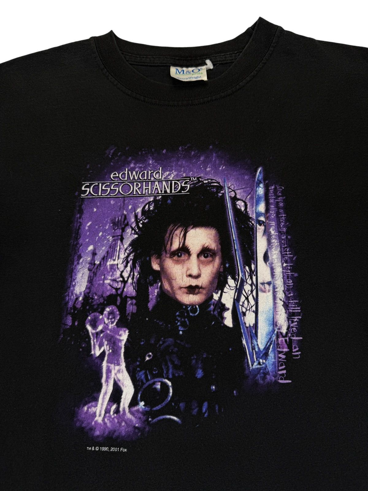 Vintage Vintage 2001 Edward Scissorhands Movie Tee Shirt Size US S / EU 44-46 / 1 - 5 Thumbnail