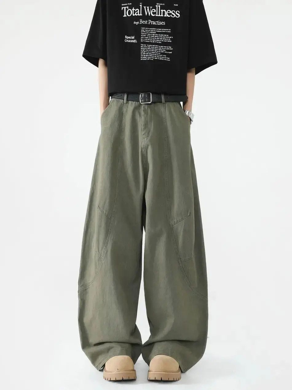 Japanese Brand Retro loose casual wide leg jeans Size US 32 / EU 48 - 6 Thumbnail