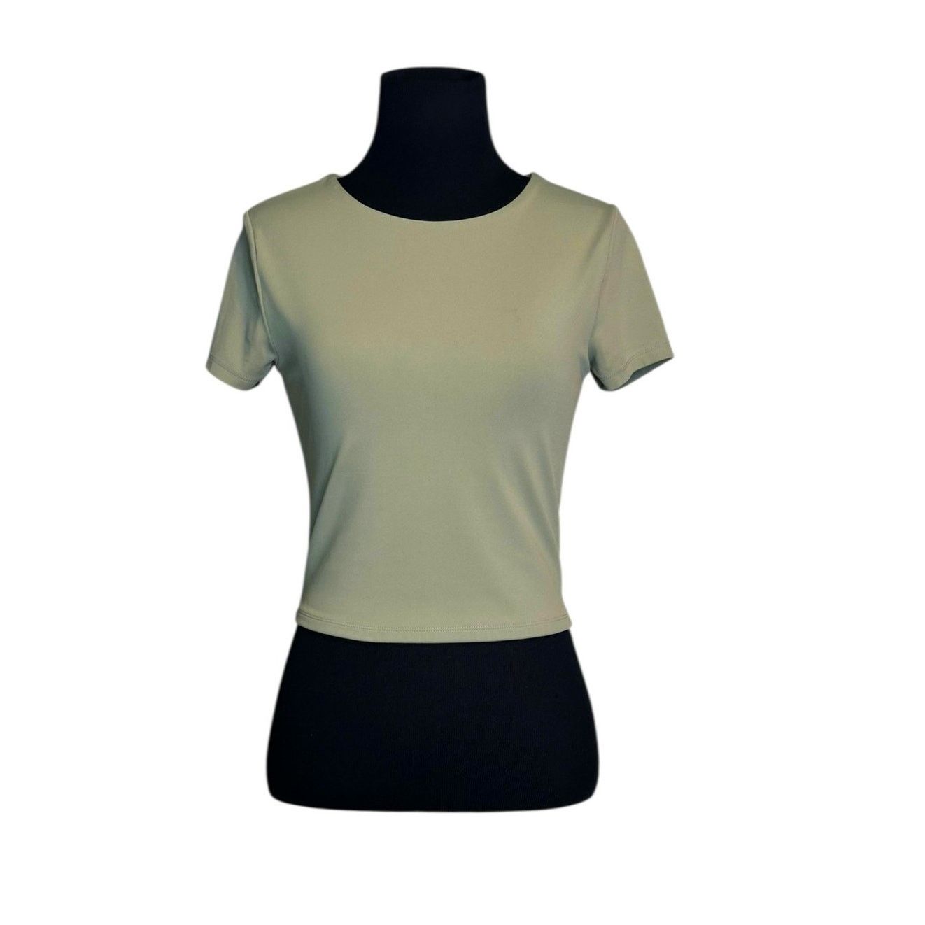 Express Express sage green short sleeves top size Small Size S / US 4 / IT 40 - 1 Thumbnail