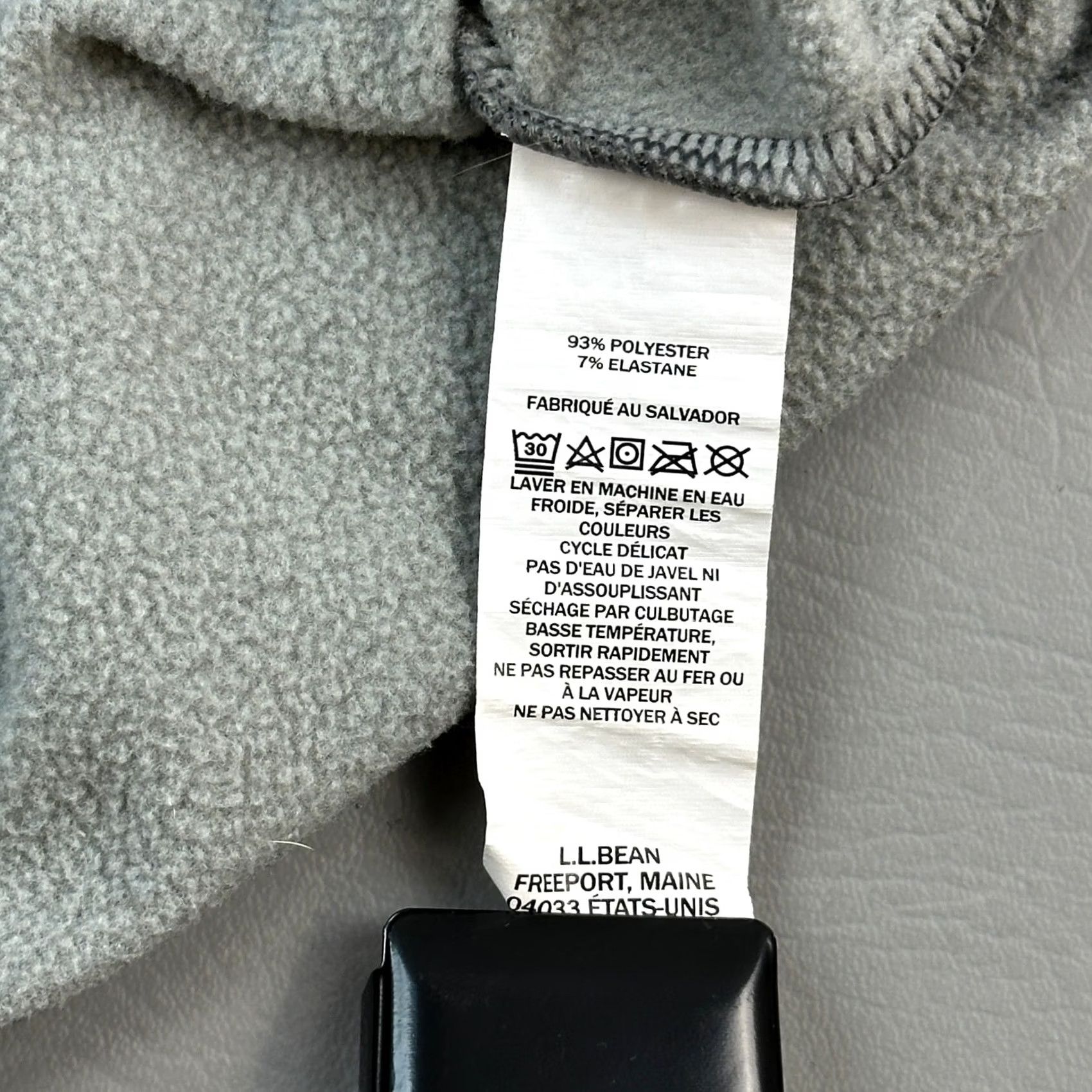 Vintage LL Bean Mountain Fleece Pullover Mens L Gray 1/2 Zip Outdoor Sweater Regular Size N/A Size US L / EU 52-54 / 3 - 6 Thumbnail