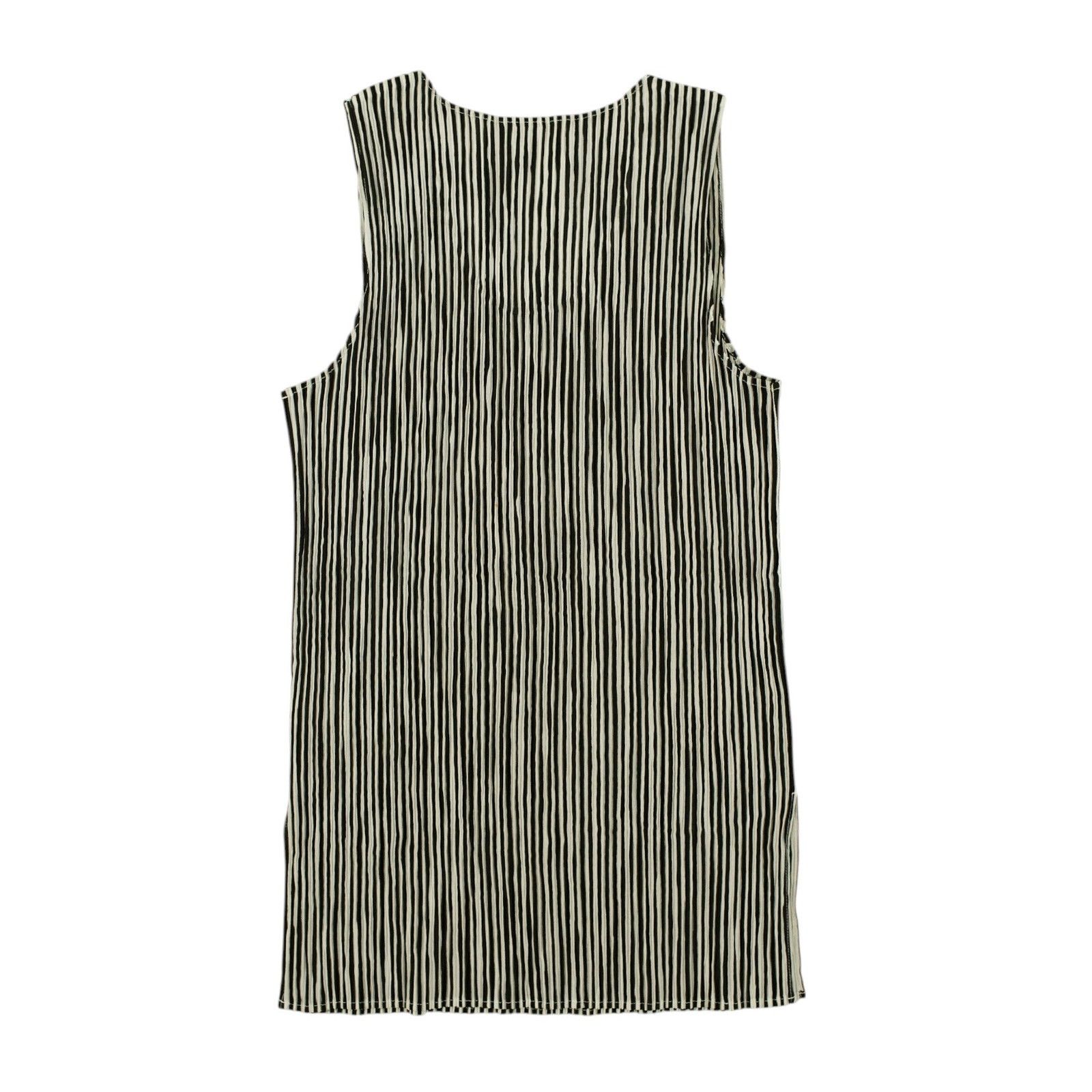 Issey Miyake Pleats Please Striped Tank Top Size M / US 6-8 / IT 42-44 - 2 Thumbnail
