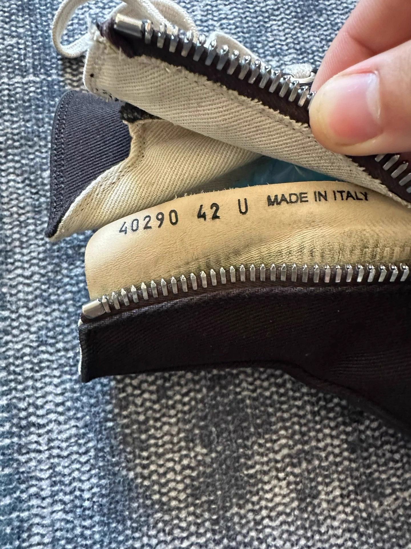 Rick Owens Rick Owens Pentagram Mismatched Converse 42 (1/1 logo) Mint Size US 9 / EU 42 - 6 Thumbnail