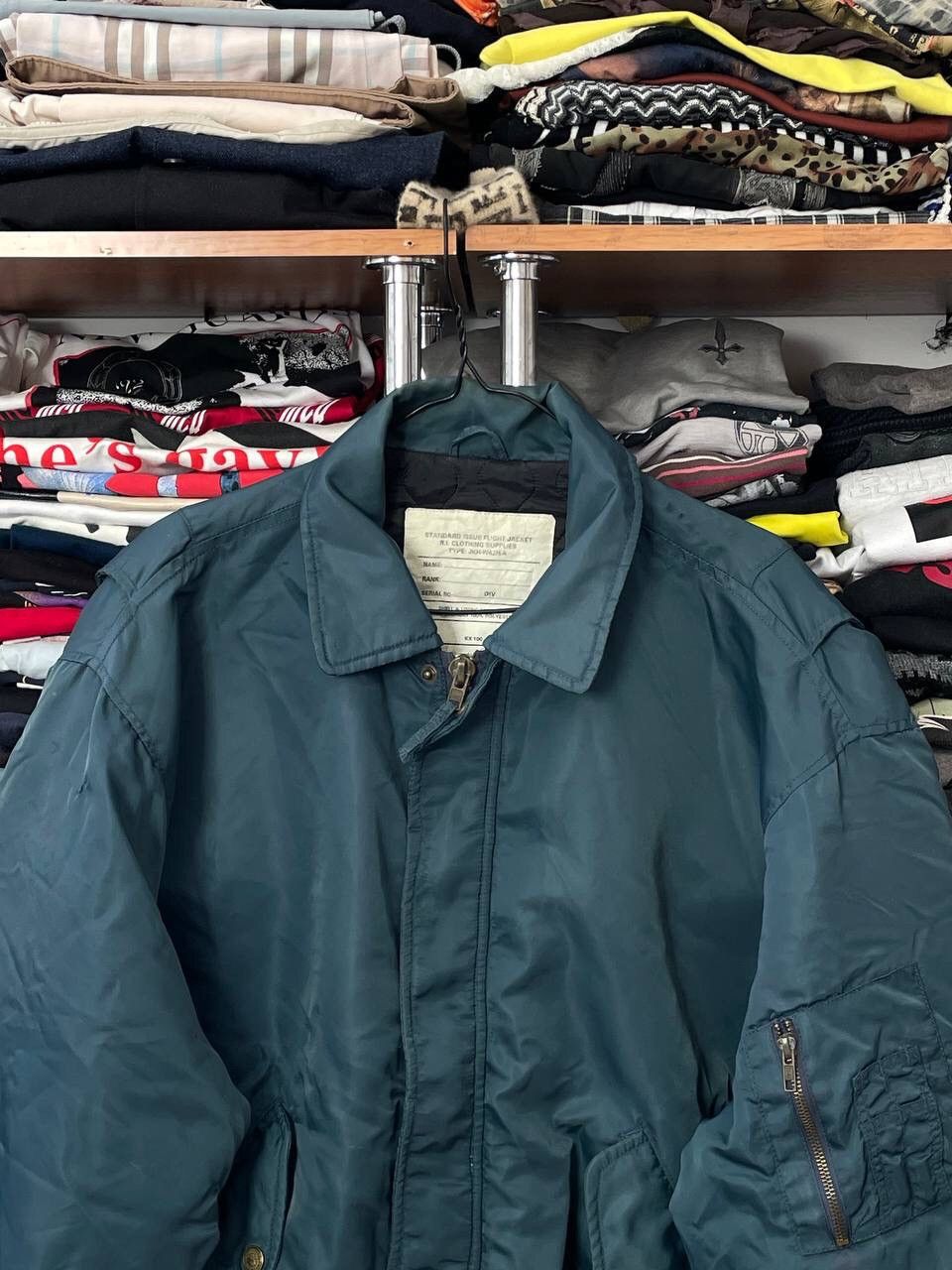 Other VINTAGE 90S HUGE BAGGY Y2K BOMBER JACKET Size US L / EU 52-54 / 3 - 2 Thumbnail
