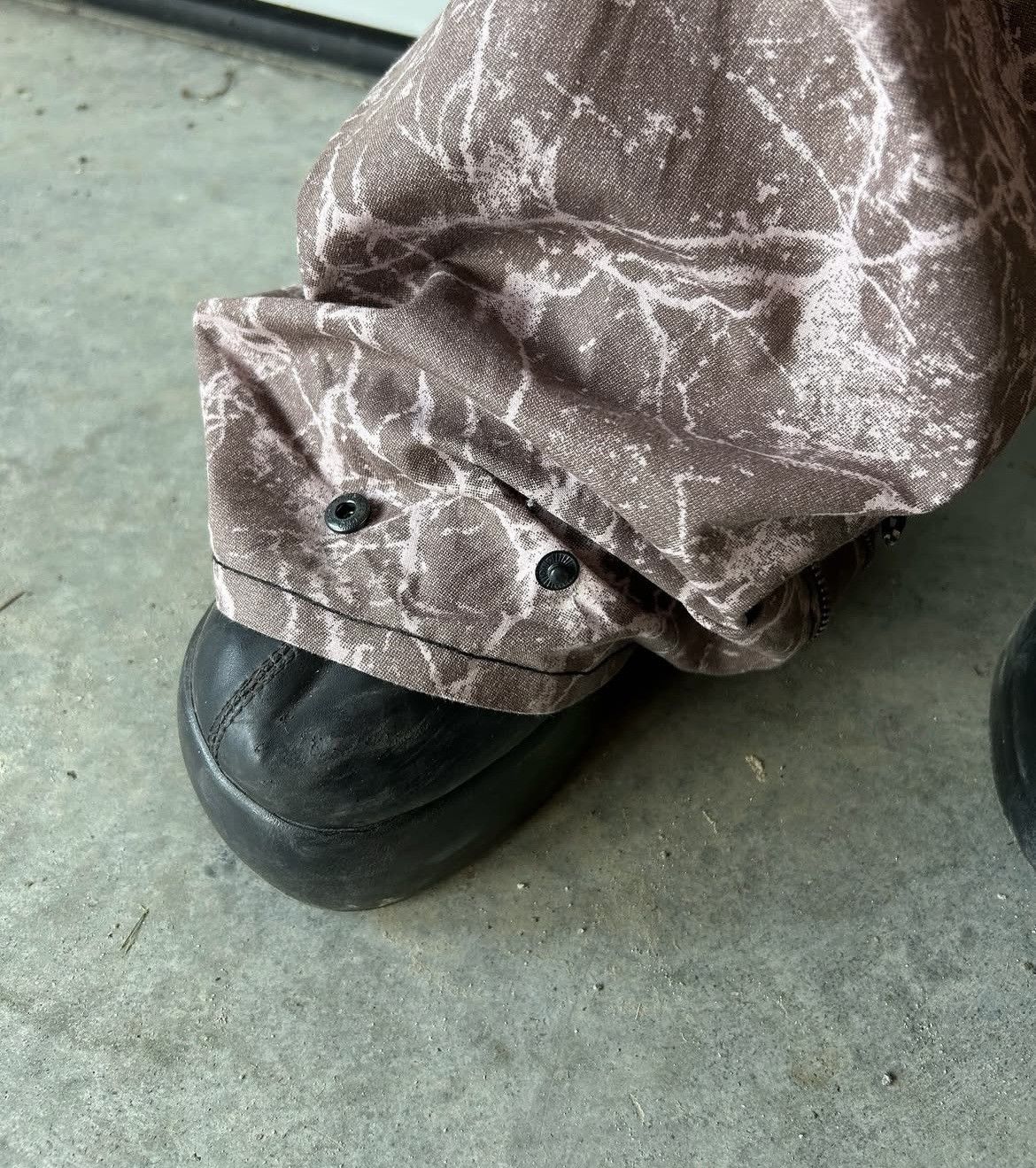 Other Custom Marble Splatter Flare Pants -Archive Grunge Aesthetic Size US 34 / EU 50 - 5 Thumbnail