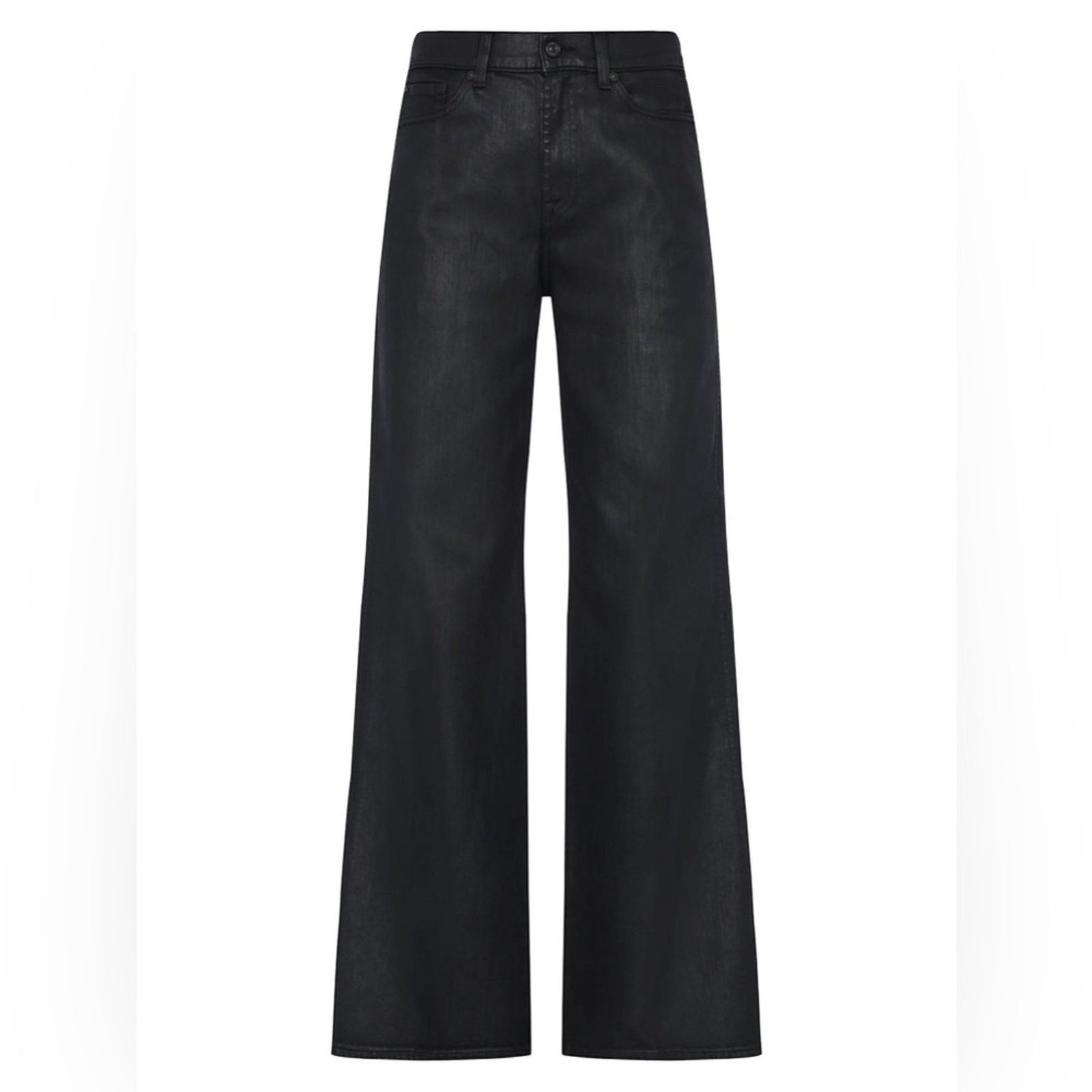 7 For All Mankind Lotta Wide-Leg Coated Jeans sz 30 (8-10)