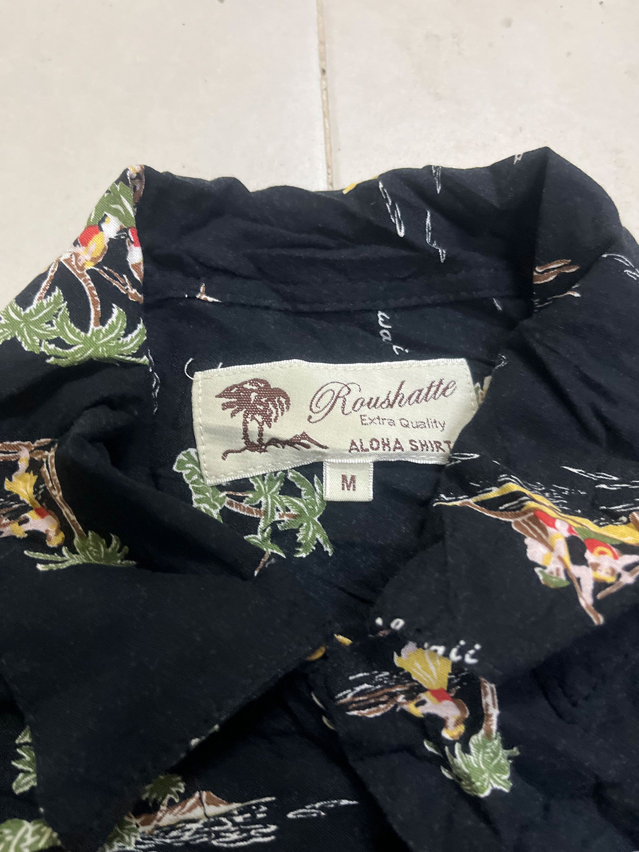 Sci-Fi Fantasy Roushatte Aloha Hawaiian Hawaii Short Sleeve Full Printed Size US M / EU 48-50 / 2 - 2 Thumbnail