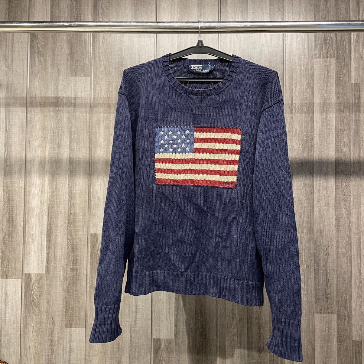 Polo Ralph Lauren Polo Ralph Lauren American Flag Sweater Size US L / EU 52-54 / 3 - 1 Thumbnail