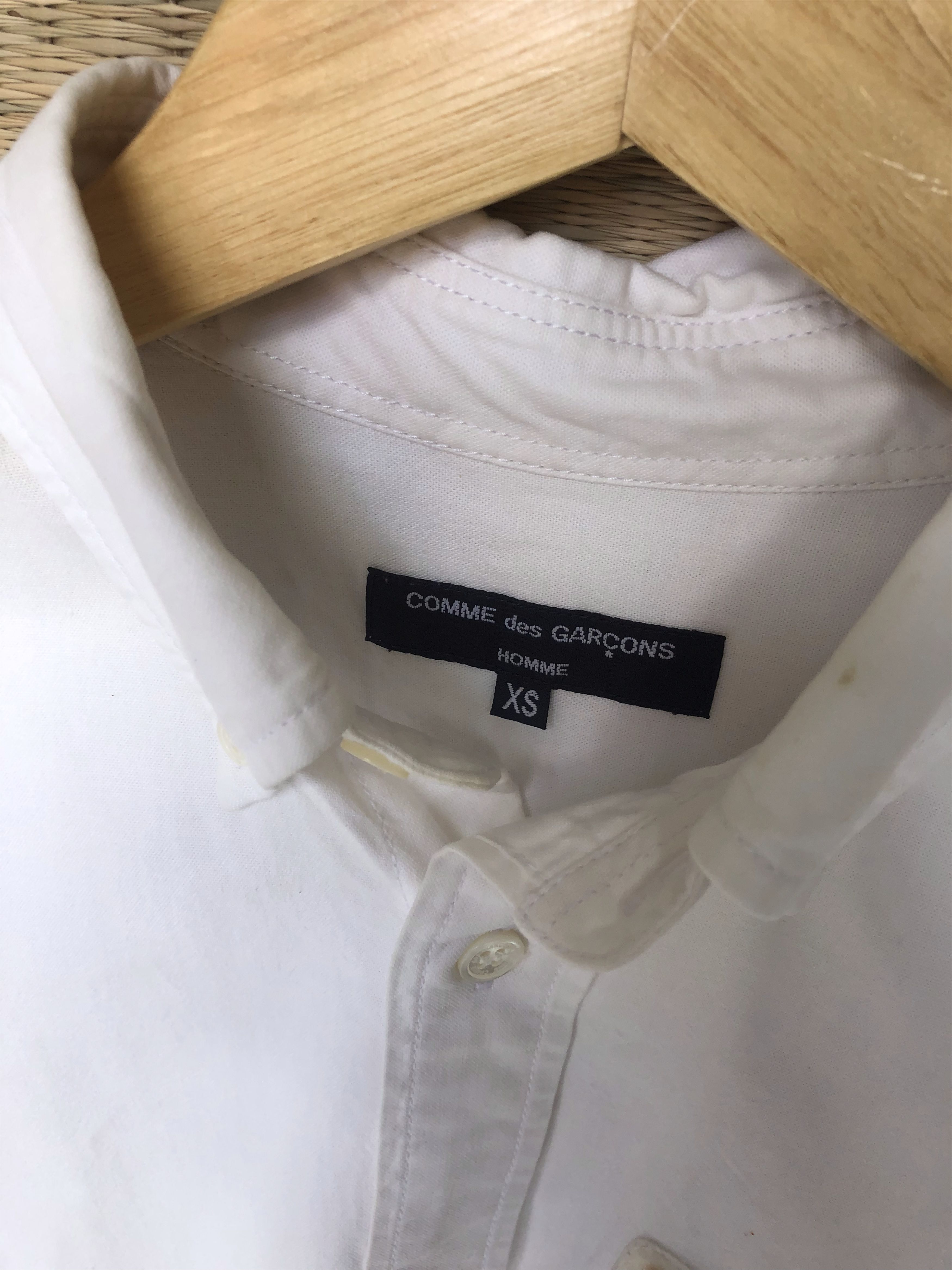 Comme des Garcons Homme white shirt Size US XS / EU 42 / 0 - 3 Thumbnail