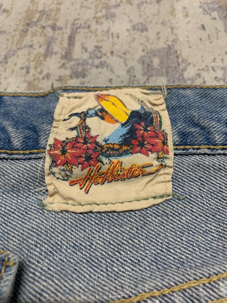 Hollister Mud Wash Hollister Distressed Boot Cut Y2K Jeans W34x32 Size US 34 / EU 50 - 8 Thumbnail