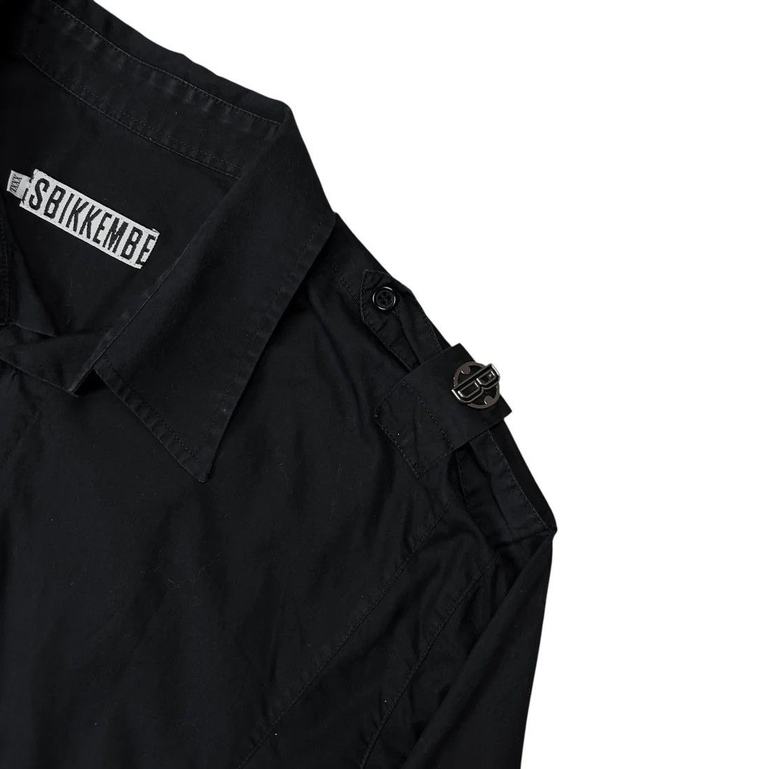 Dirk Bikkembergs Dirk Bikkembergs Military Metal Epaulettes Shirt - AW07 Size US XL / EU 56 / 4 - 5 Thumbnail